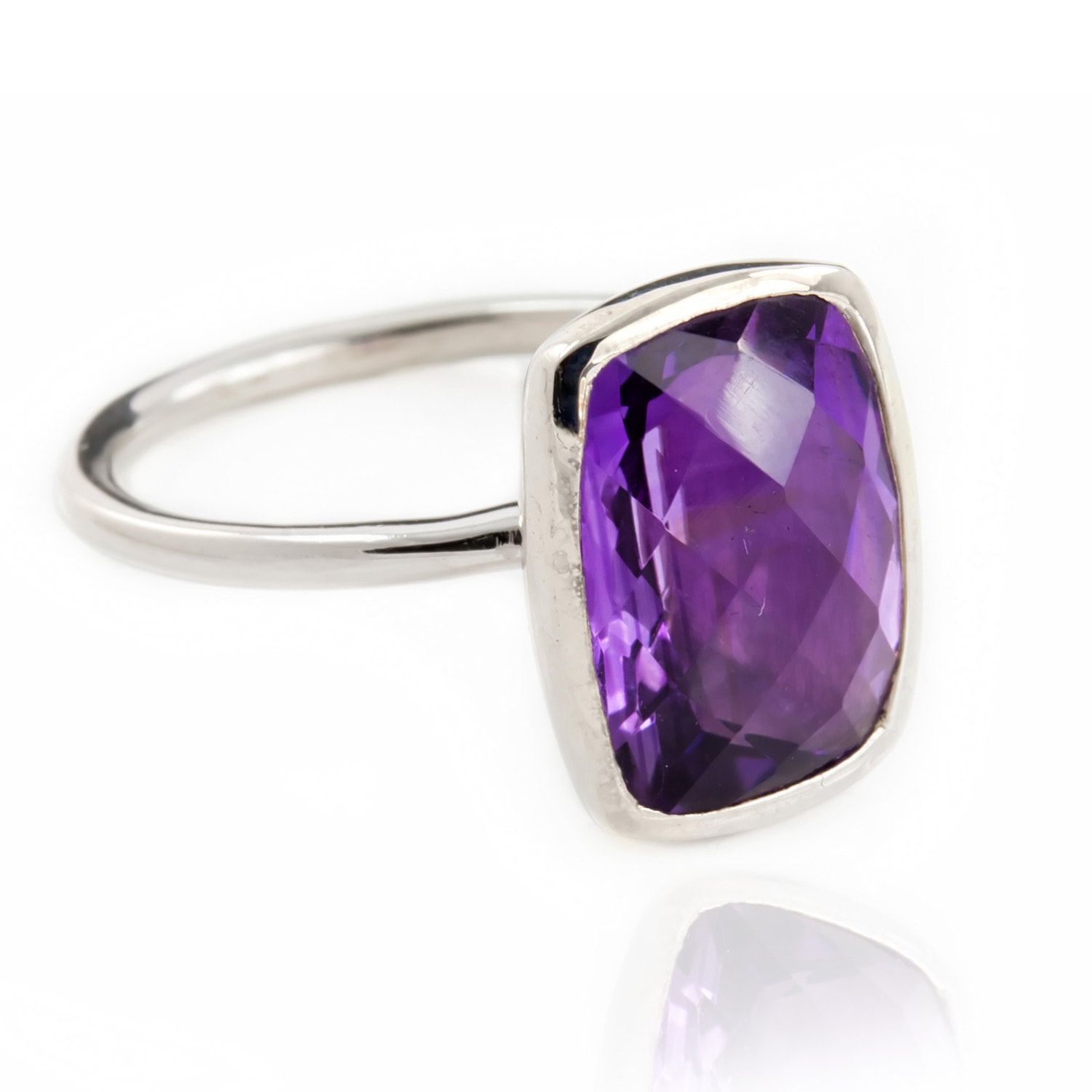 Women’s Pink / Purple / Silver Desert Mirage Amethyst Ring In Sterling Silver The Jewellery Store London