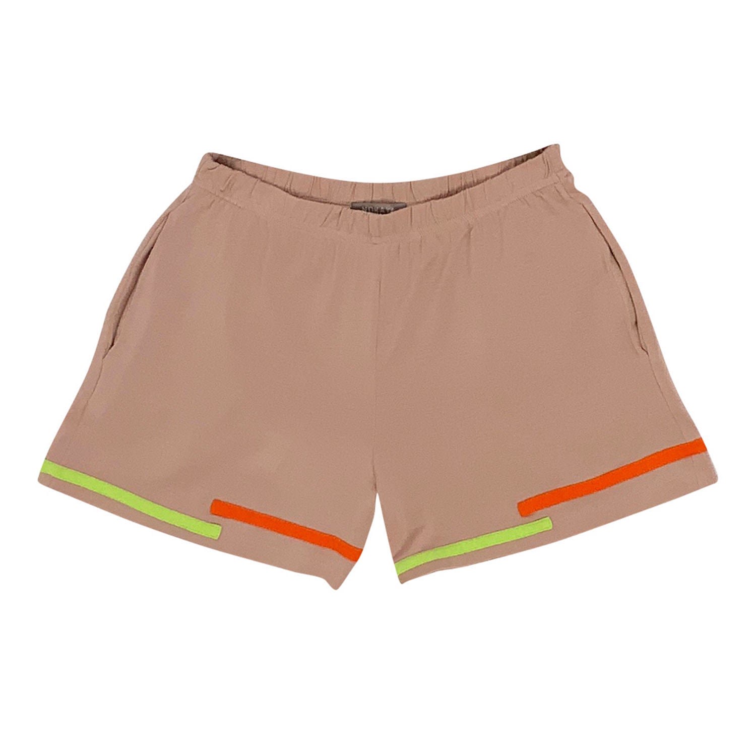 Nokaya Women's Rose Gold Lovely Break Pyjama Shorts - Soft Sand In Rose Gold