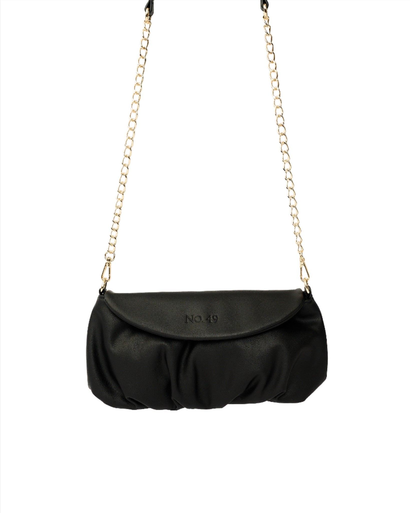 No.49 Handbags Women's Black Emily Crossbody Bag In Black