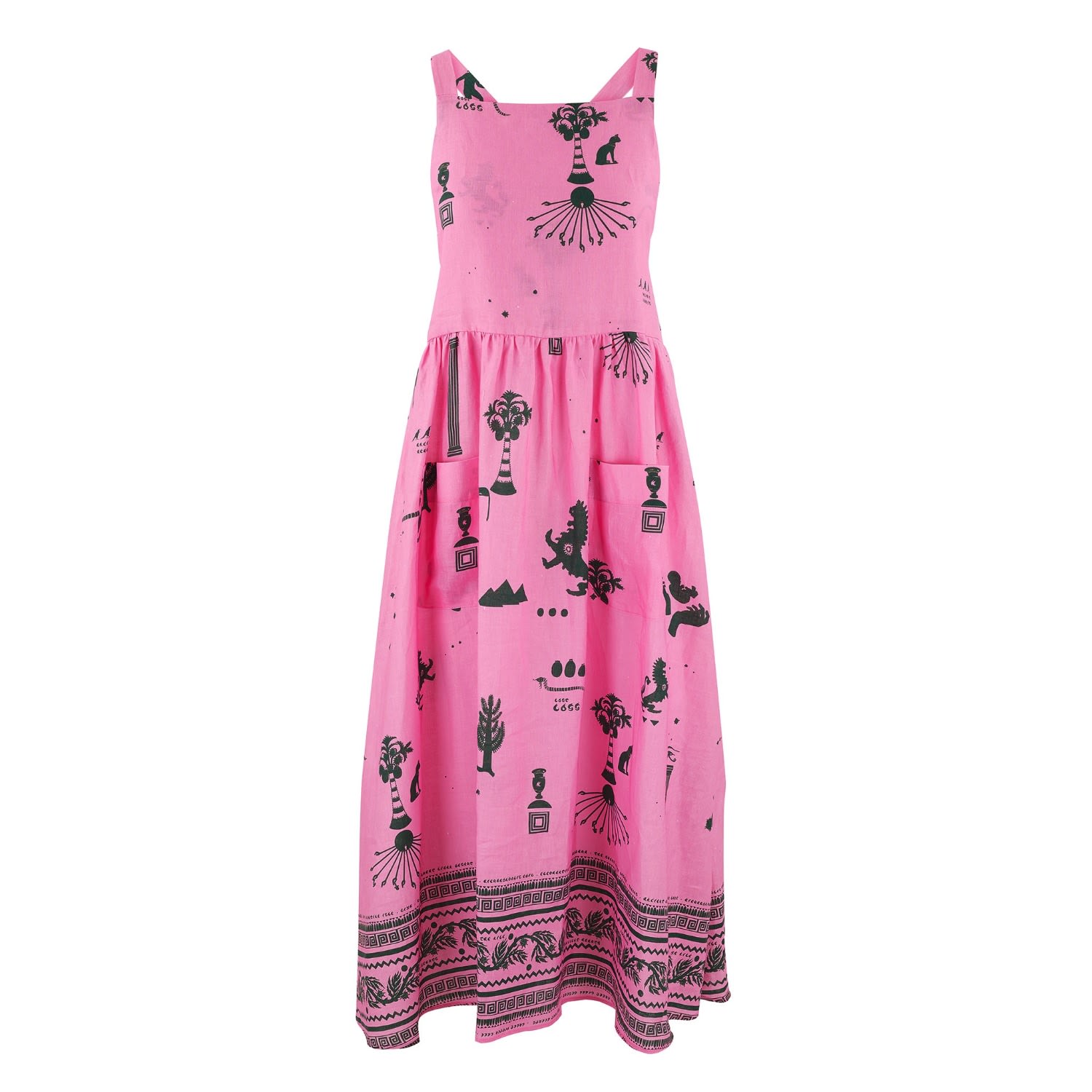 Women’s Pink / Purple Buto Dress In Ancient Hearts Pink Extra Small Klements