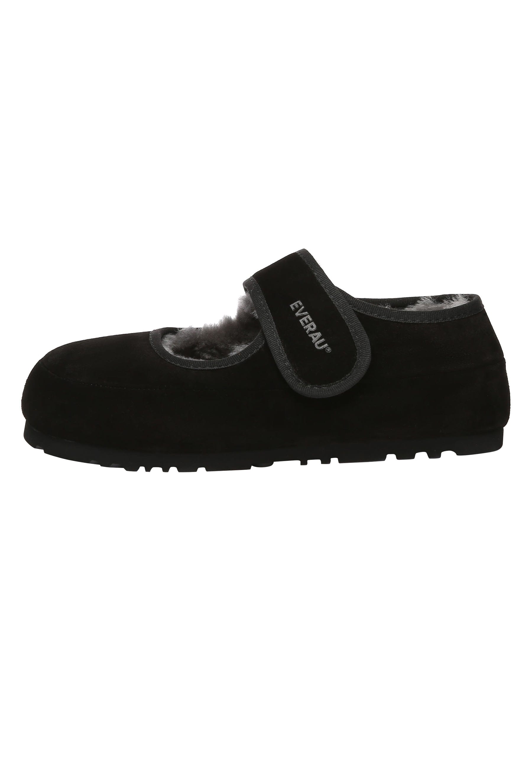 Everau Australia Women's Teal Adjustable Strap Slippers In Black In Black