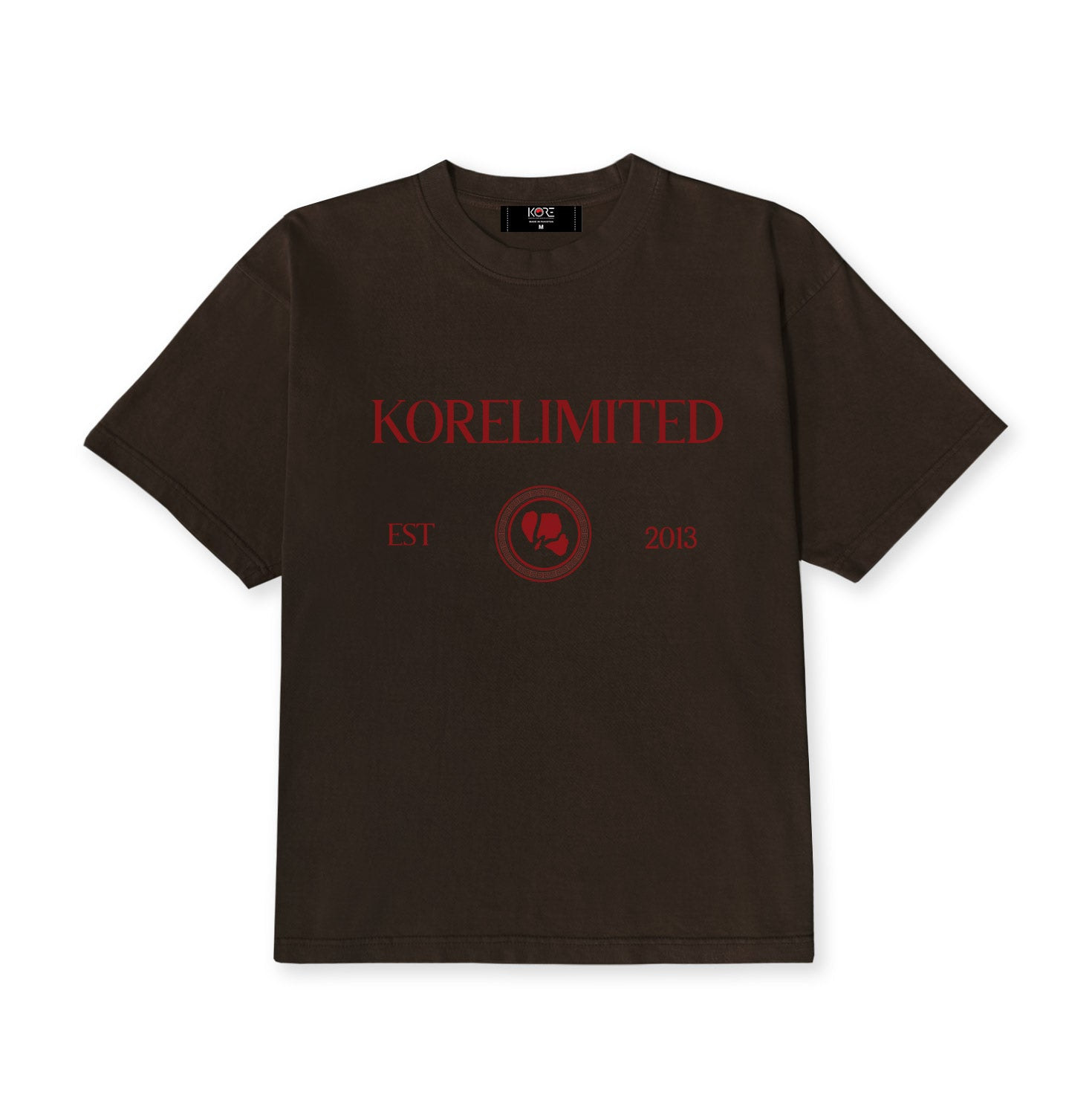 Korelimited Men's Est 2013 Tee In Dark Brown In Brown