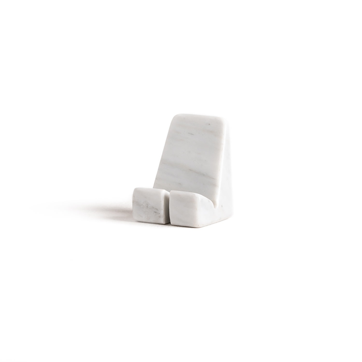 And Jacob Phone Holder - White Marble In White