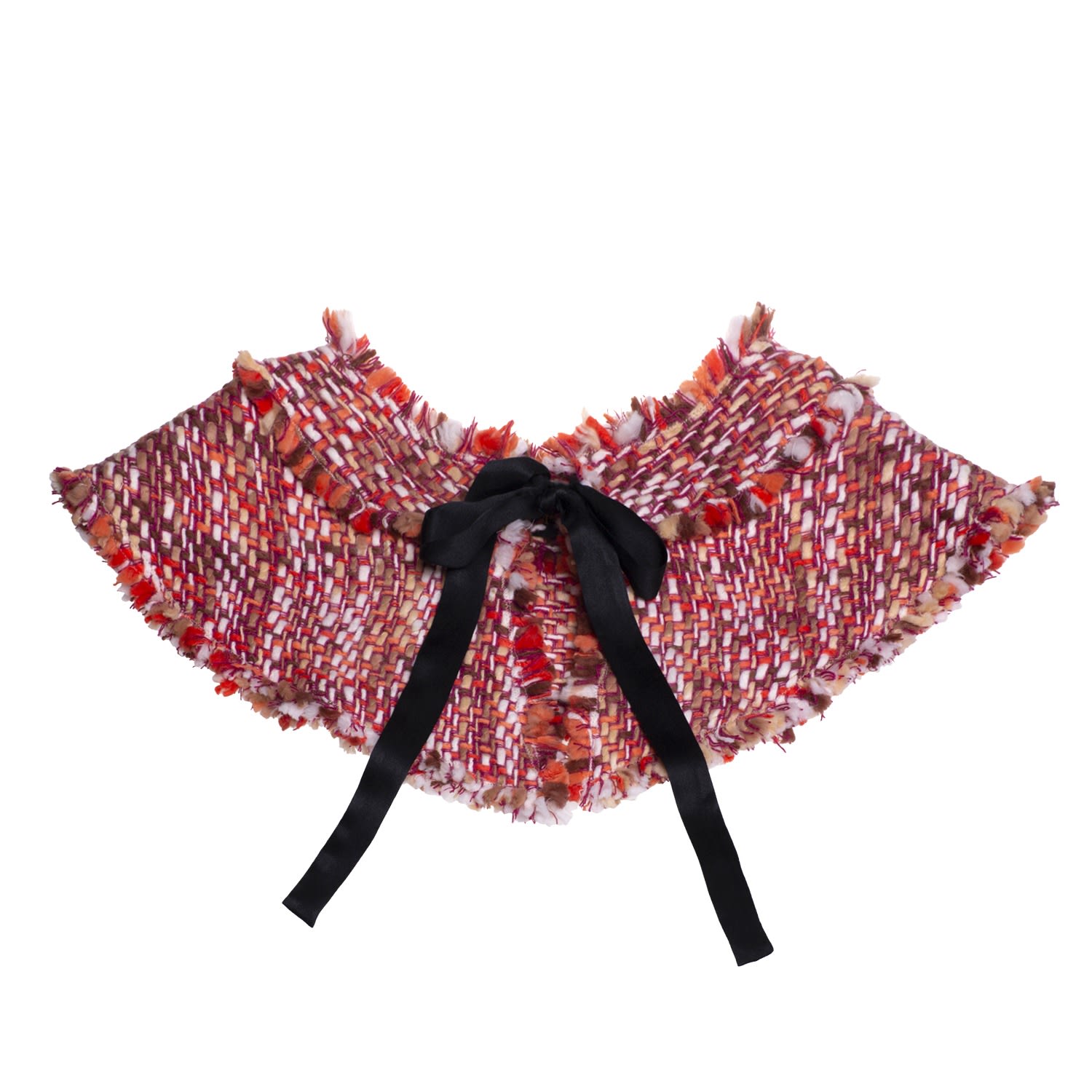 Sibi Hats Women's Fionna - Red Tweed Wool Collar In Red