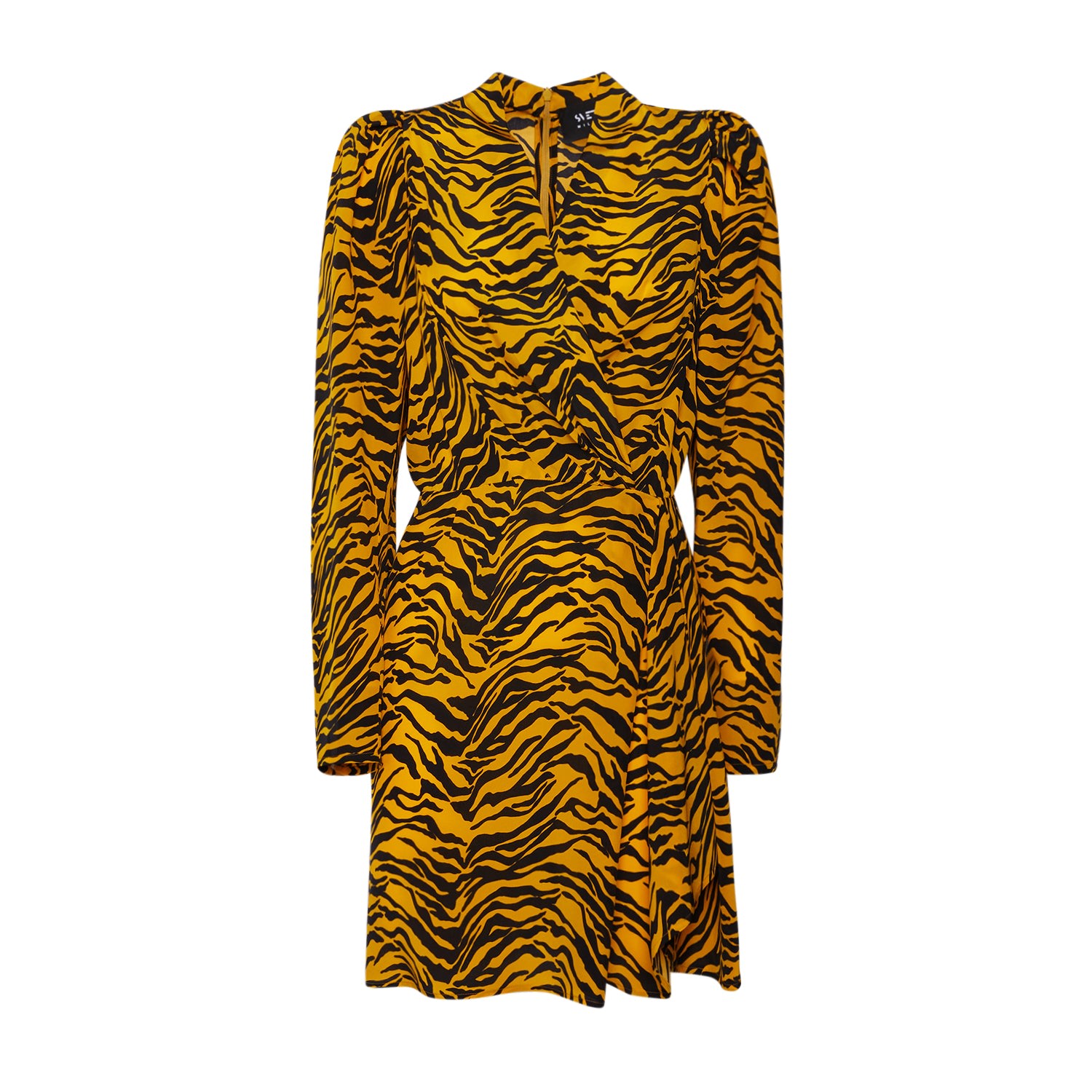 Women’s Cambridge Tiger Silk Dress Large Sveta Milano