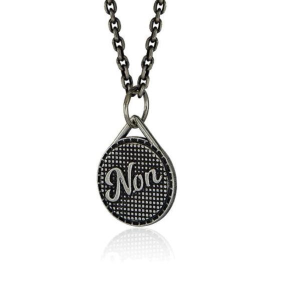 Cartography Men's Non Non Non - Necklace In Sterling Silver