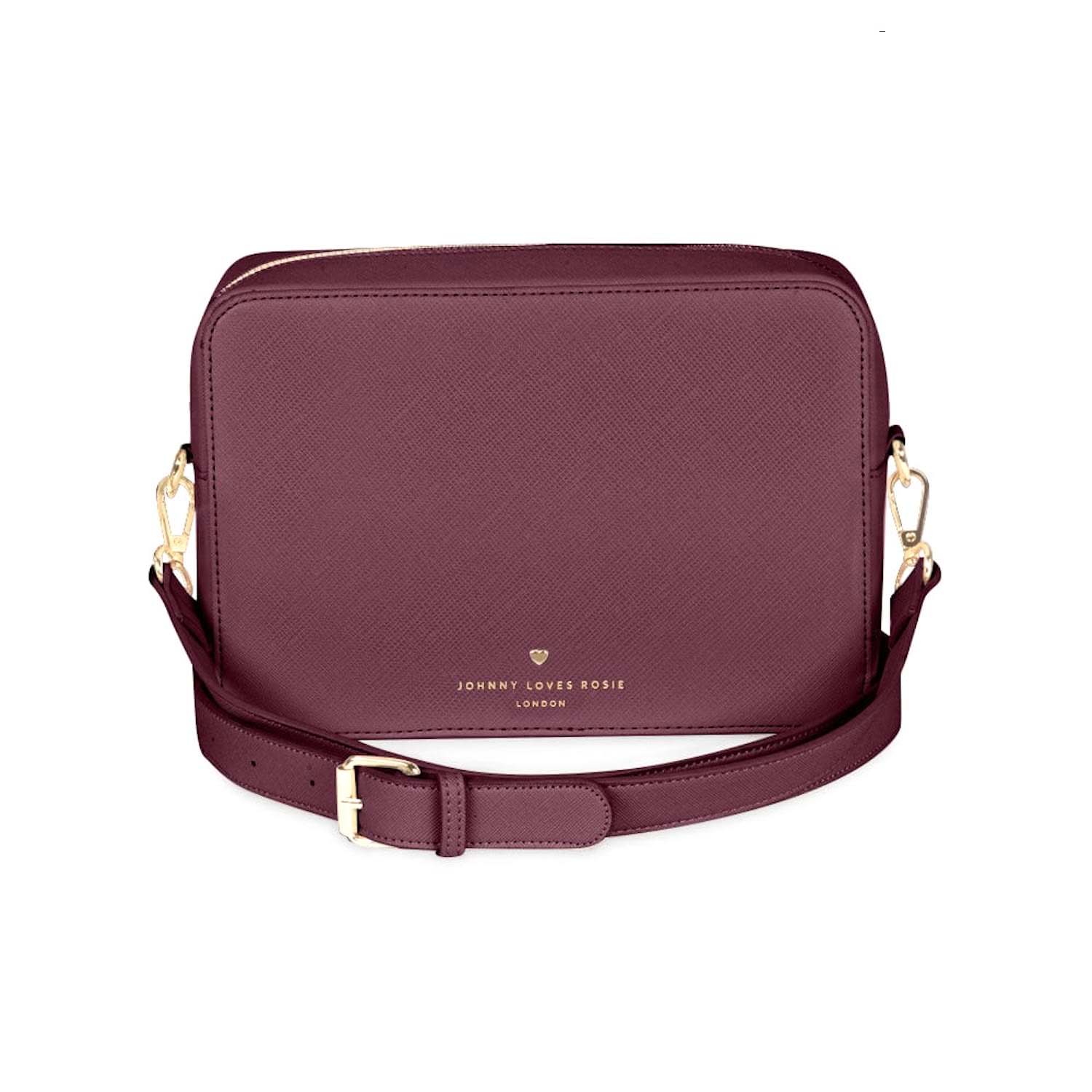 Women’s Red Beatrice Crossbody Bag - Burgundy Jlr London