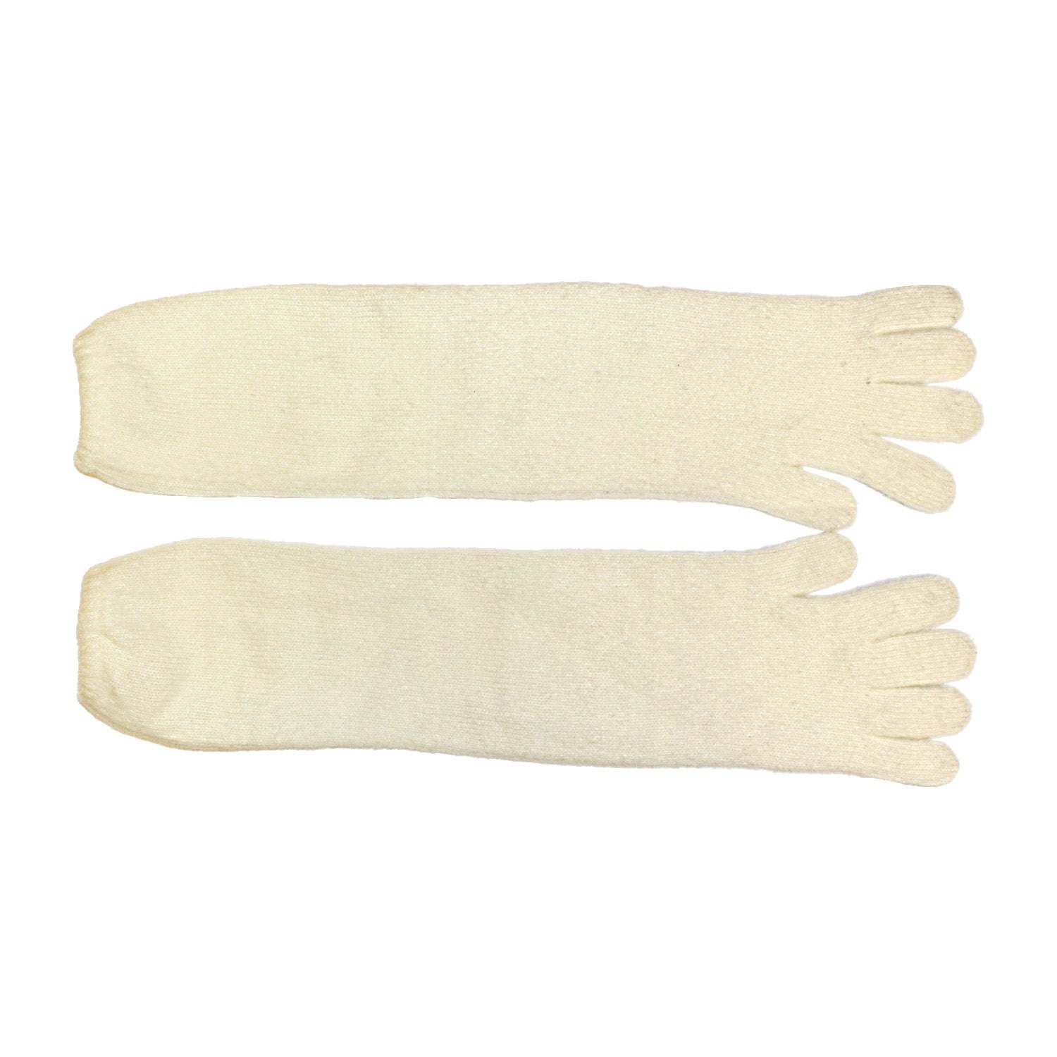 Maison Bogomil Women's Relaxed-fit Long Gloves - White In White