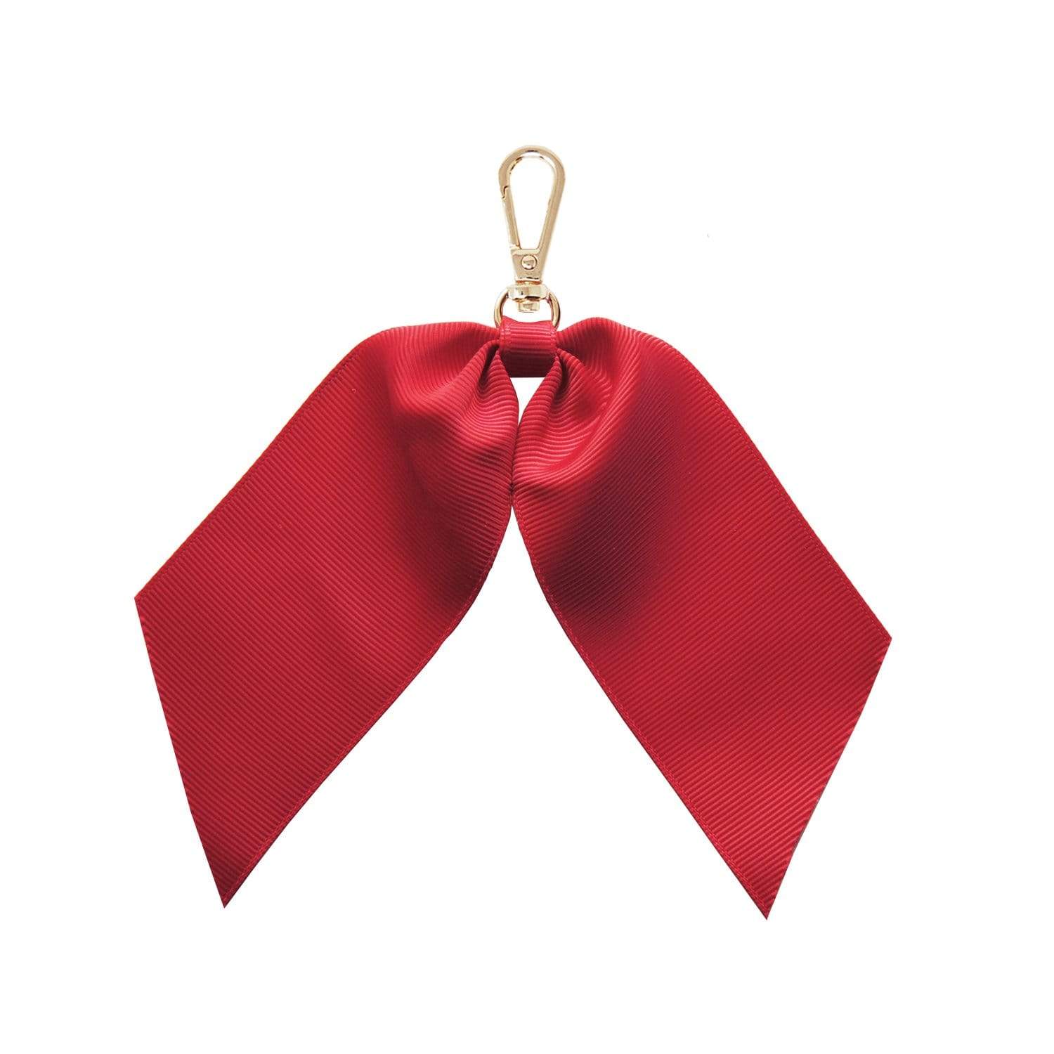 Harper Ribbon Keyring - Red One Size Jlr London