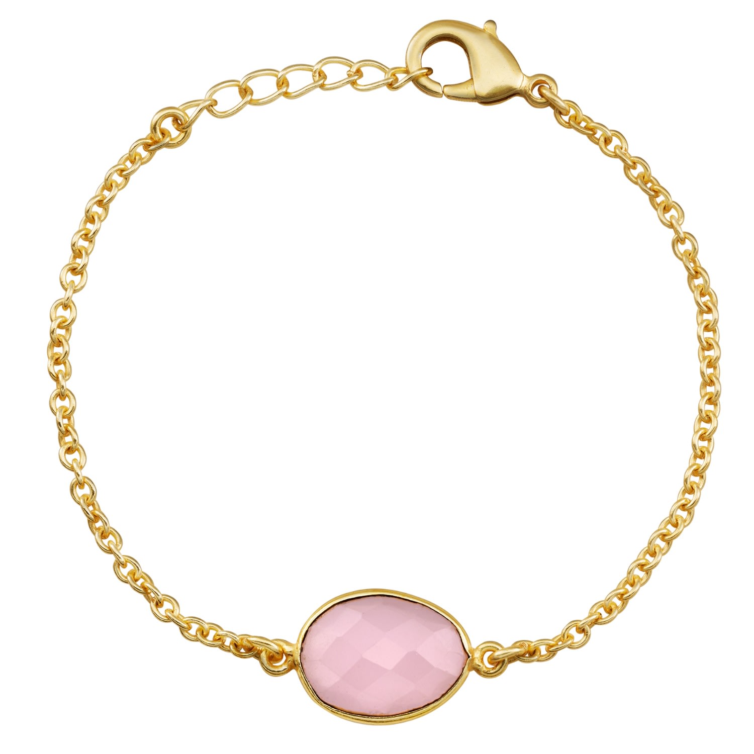 Women’s Gold / Pink / Purple Rose Quartz Bracelet Preeti Sandhu