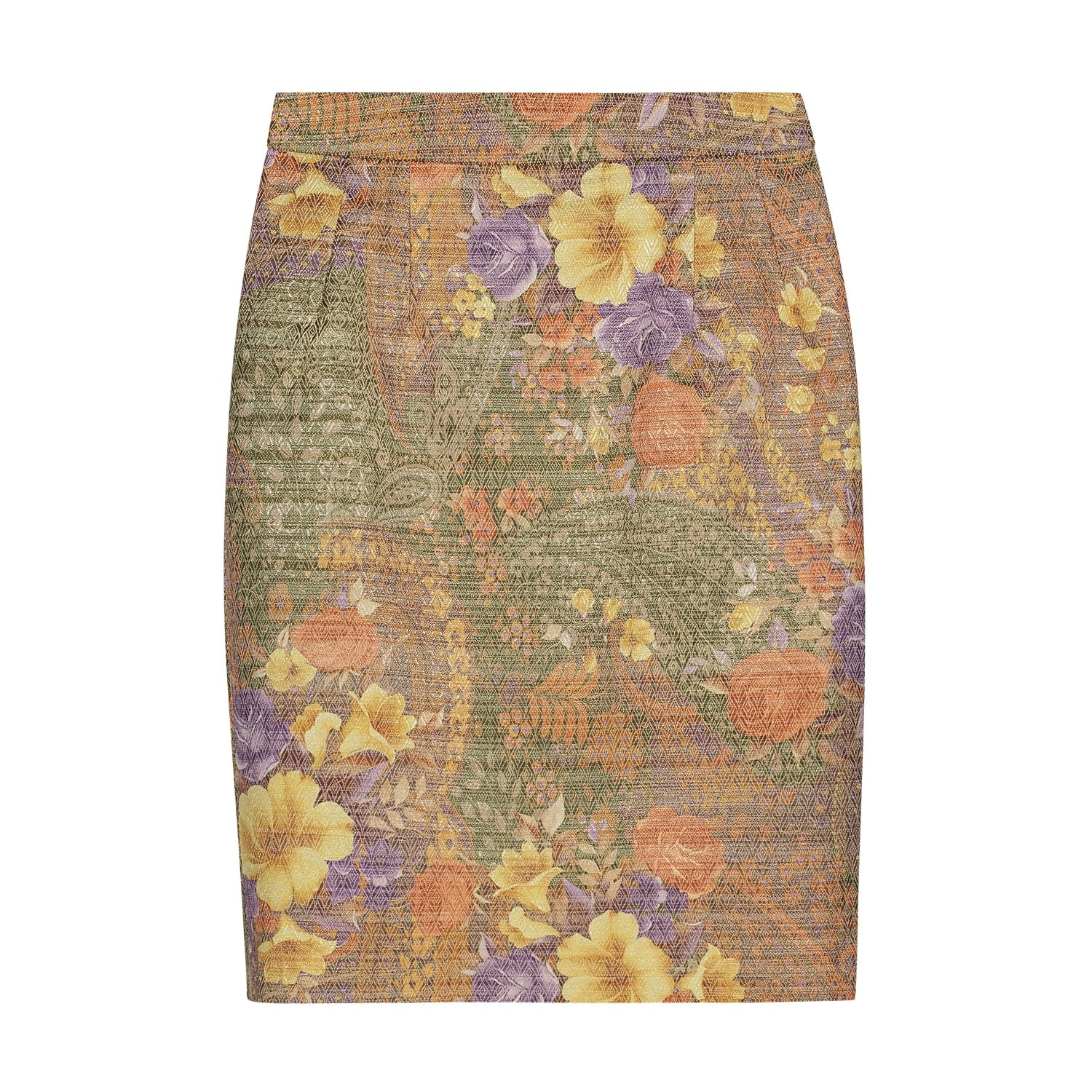 Women’s Iconic Ethereal Floral Pencil Skirt Large Monique Singh