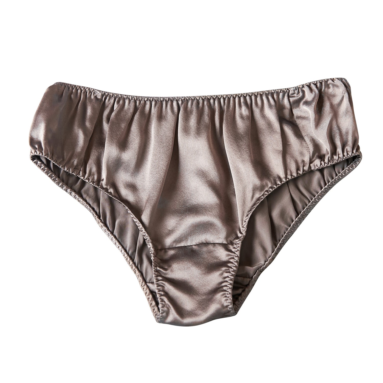 Soft Strokes Silk Women's Brown Pure Mulberry Silk Bikini Pantie