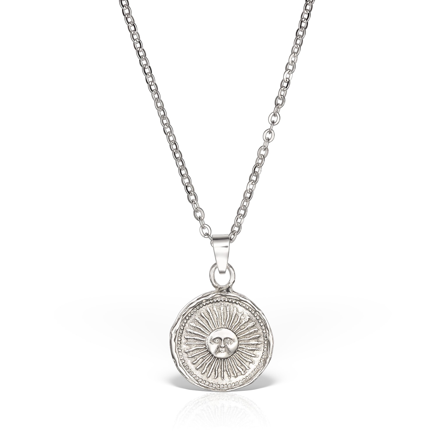 Women’s Silver Sol Pendant Necklace Madeleine