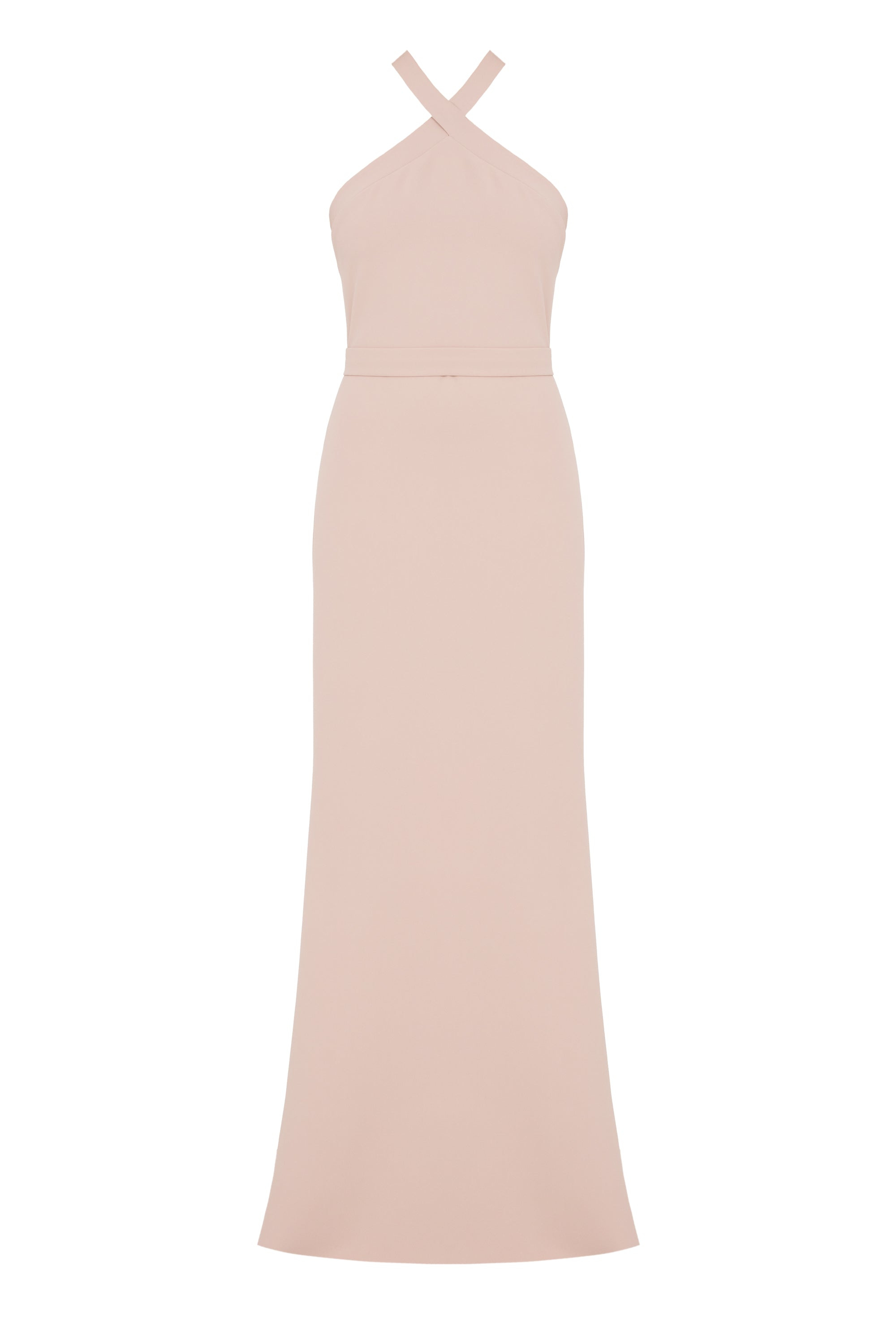 Undress Women's Neutrals Gisel Dusty Rose Off-shoulder Long Evening Dress