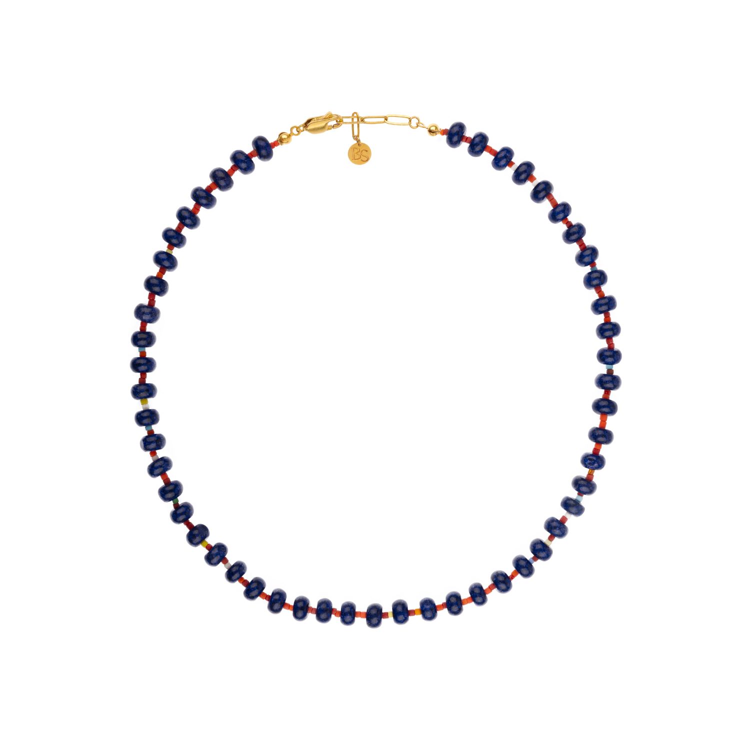 Women’s Blue / Red / Gold Magnetic Lover Necklace Bonjouk Studio