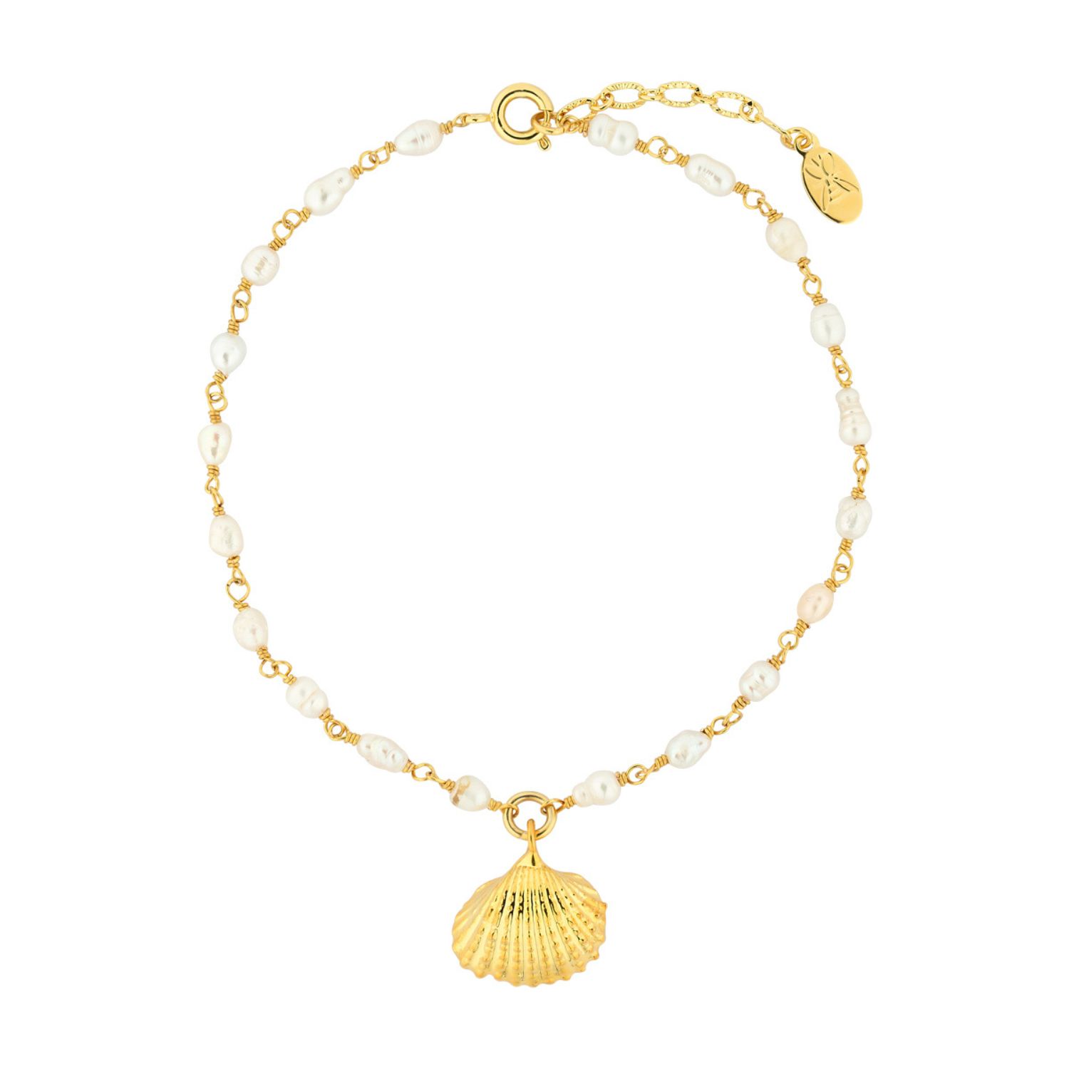 Atelier Petites Pierres Women's Gold / Rose Gold Koh Tao - Anklet