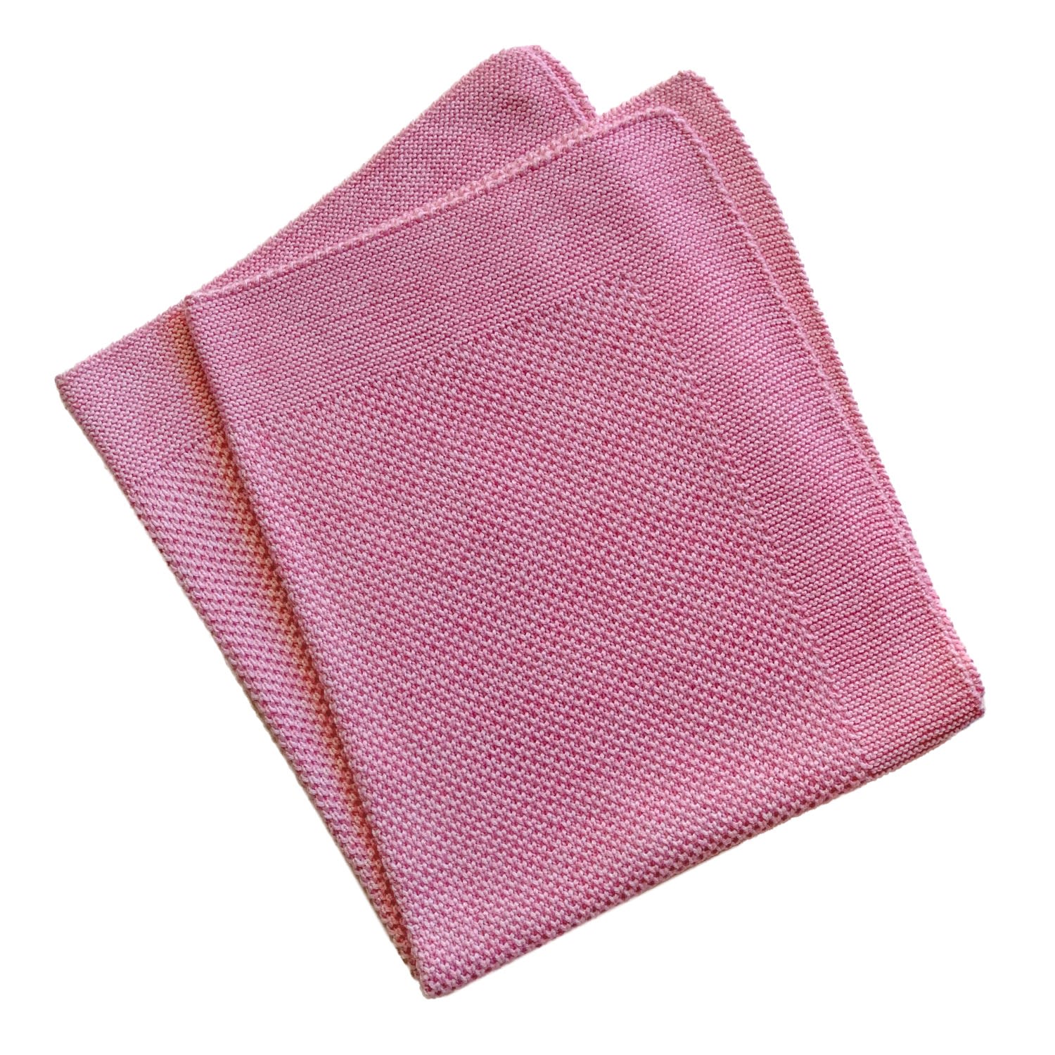 Pink / Purple Blossom & Ciel Hand-Knitted Cashmere Baby Blanket In Blossom Pink Grace Cashmere Zurich