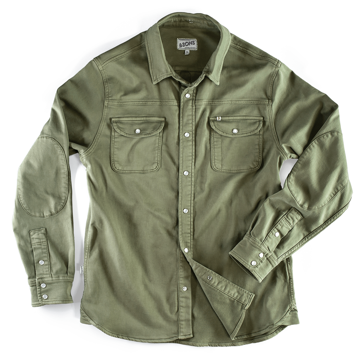 Men’s Sunday Shirt Army Green 2 Medium &Sons Trading Co