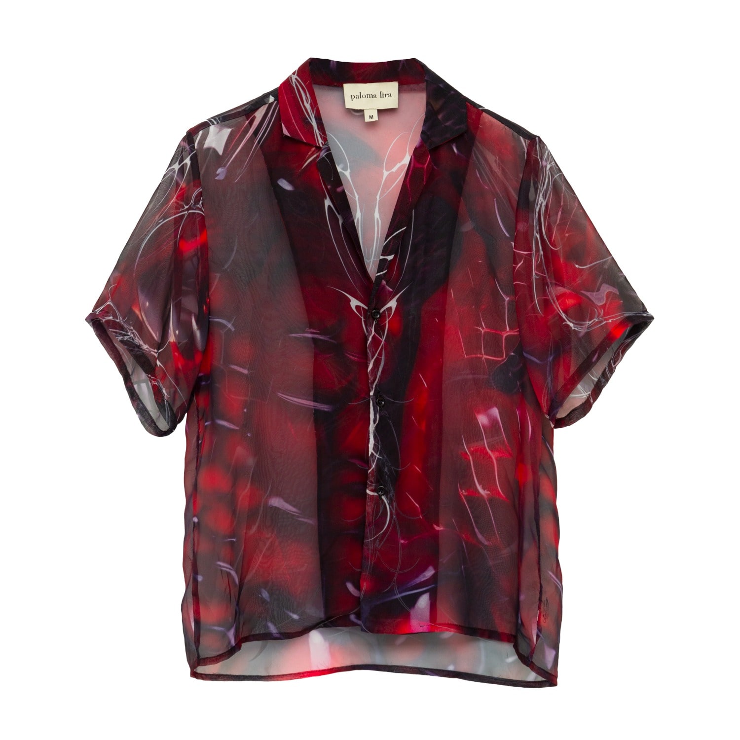 Paloma Lira Men's Red White Scars Shirt In Red