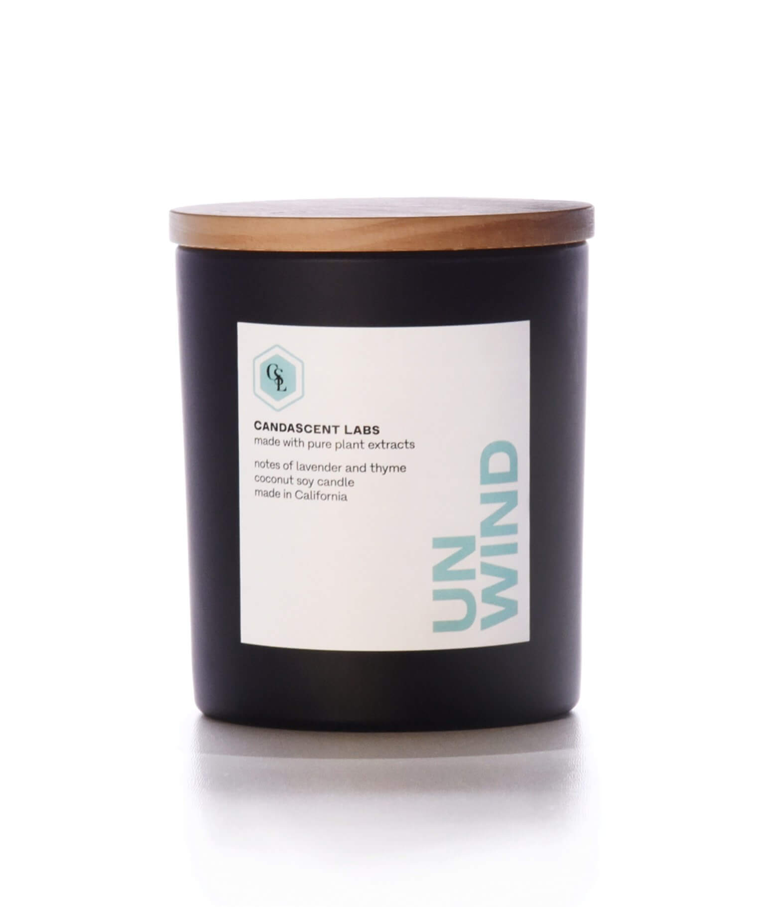 Unwind - Lavender & Thyme Wellness Candle One Size Candascent Labs