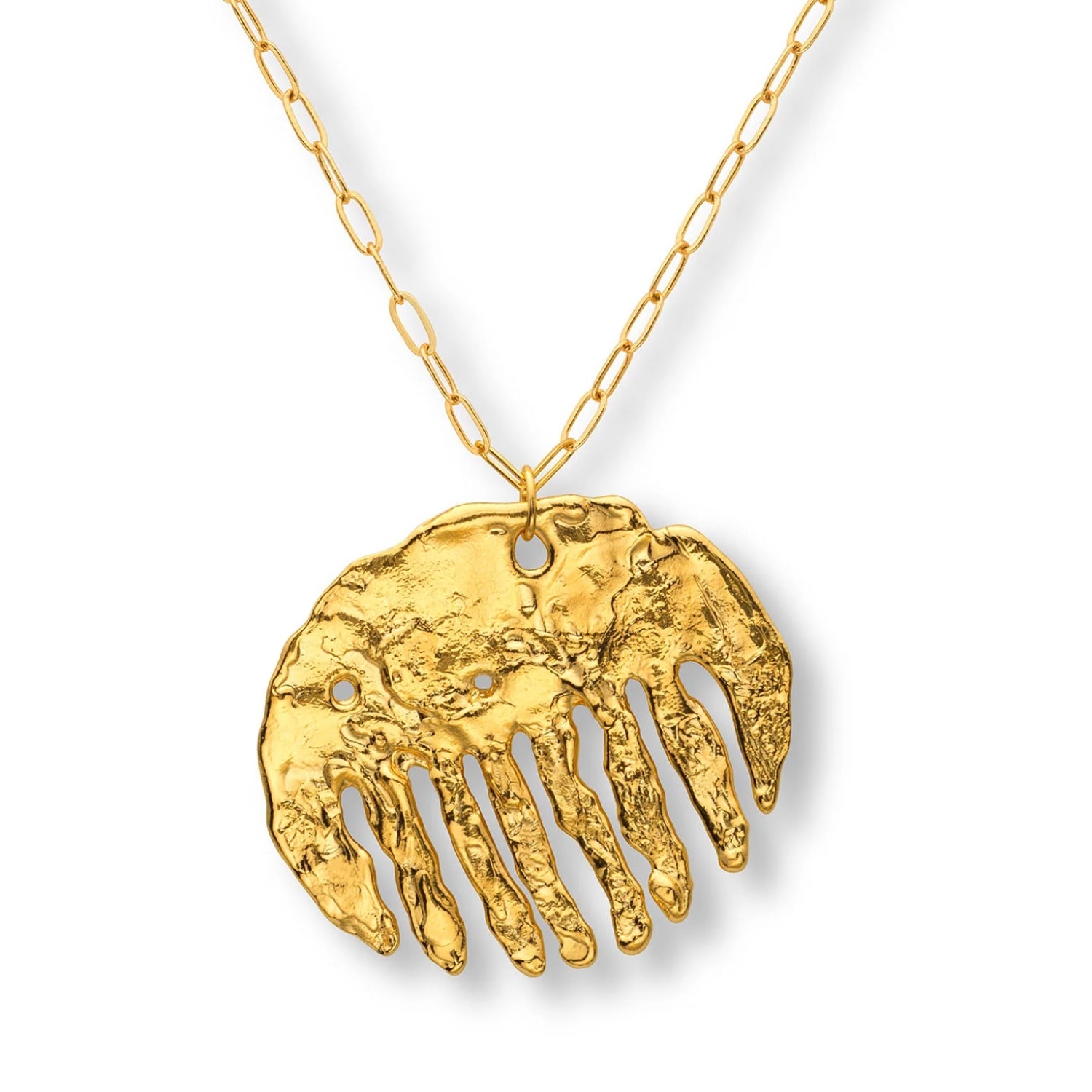 Eva Remenyi Women's Simon Radvan X  Comb Necklace Gold