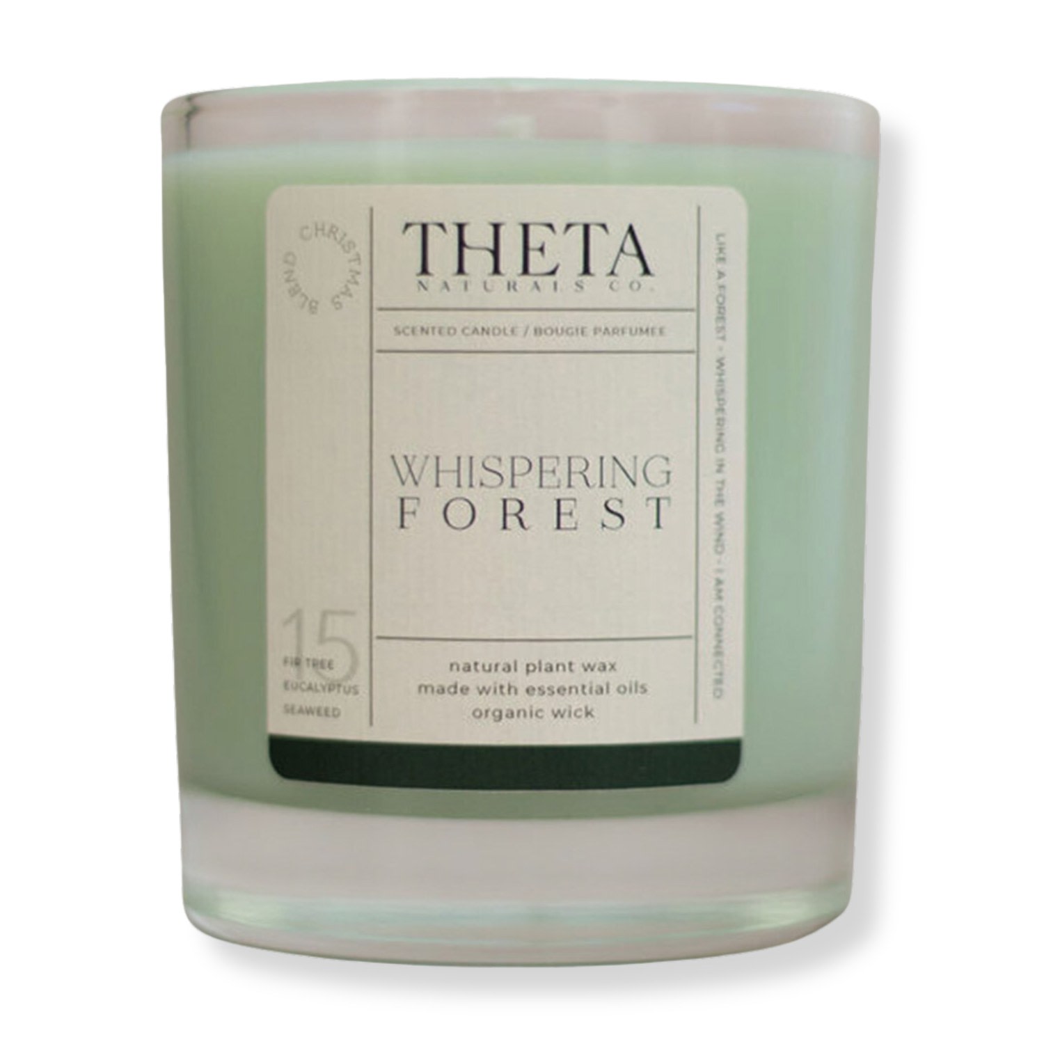 Neutrals Whispering Forest - Christmas Candle Theta Naturals Co.