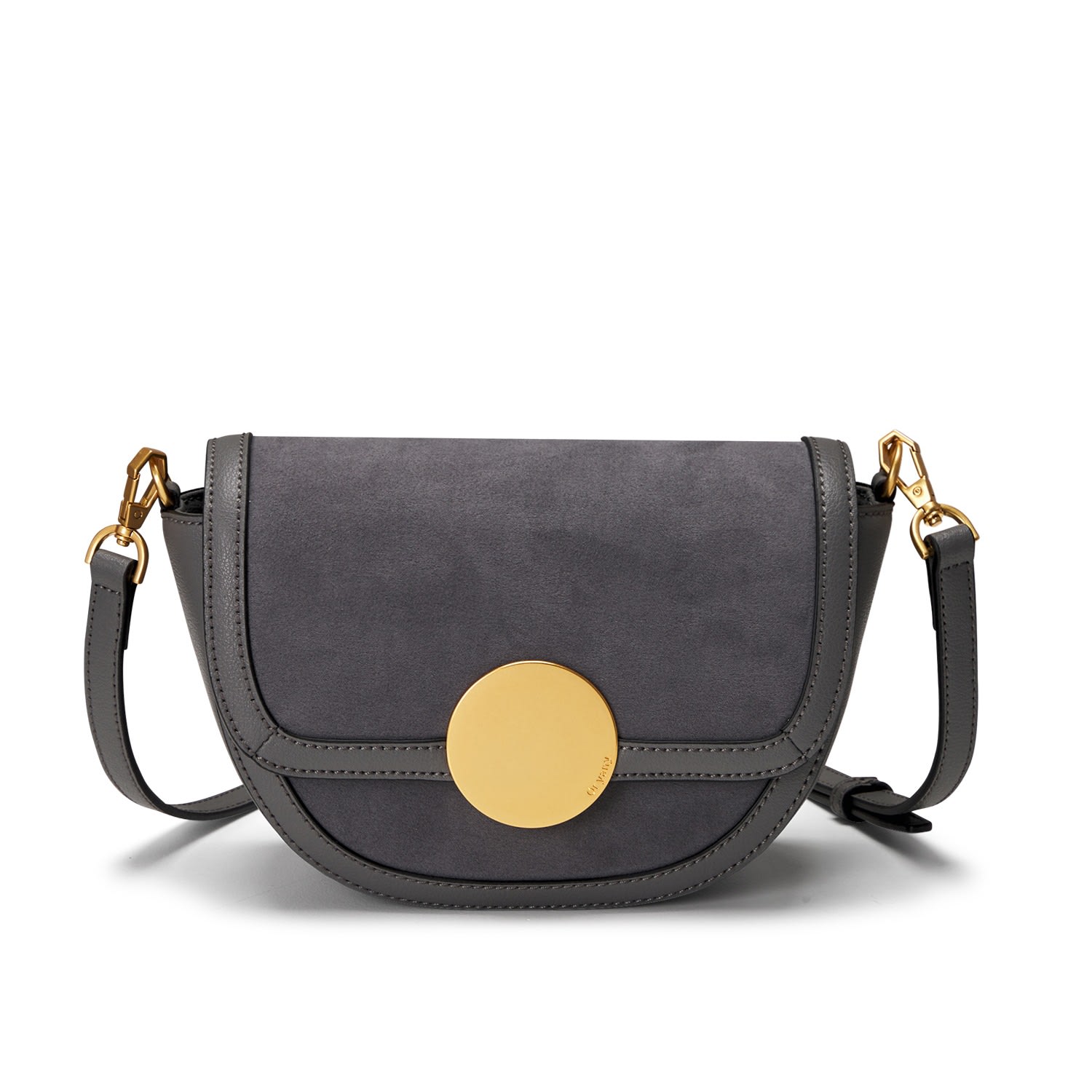 Women’s Lottie Eco Suede Crossbody Cool Grey One Size Oryany