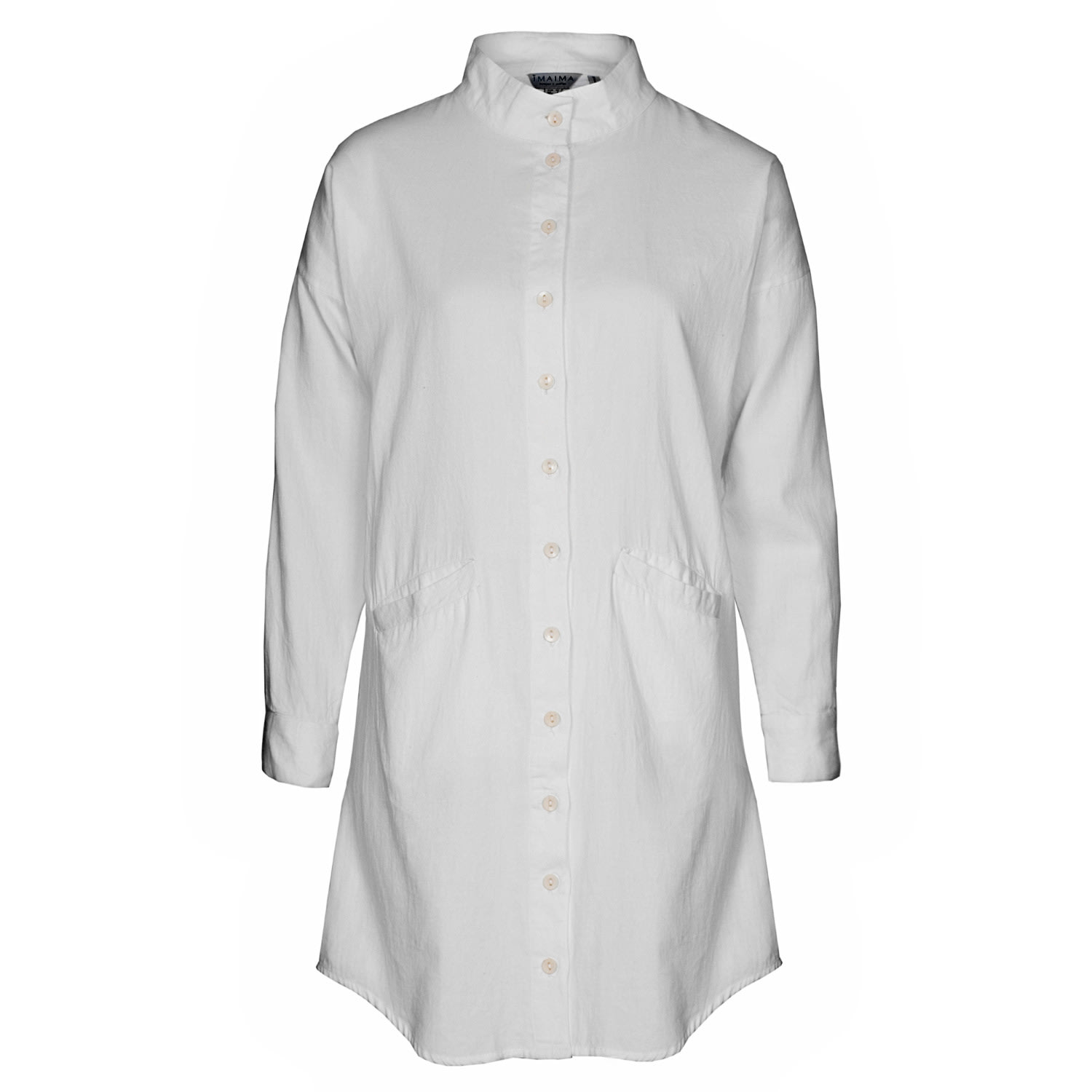 Women’s Leda Shirt Dress In White Extra Small Imaima