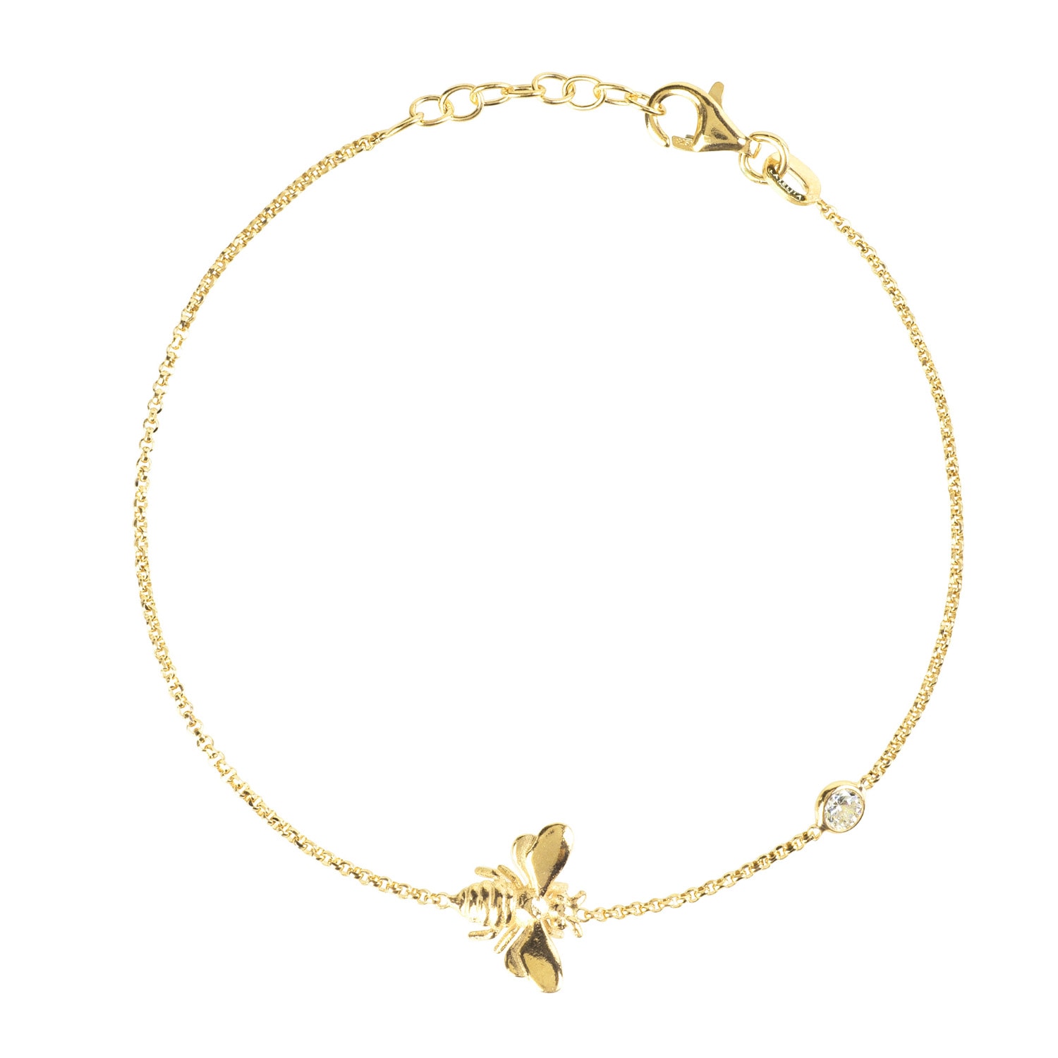 Women’s Queen Bee Bracelet Gold Latelita