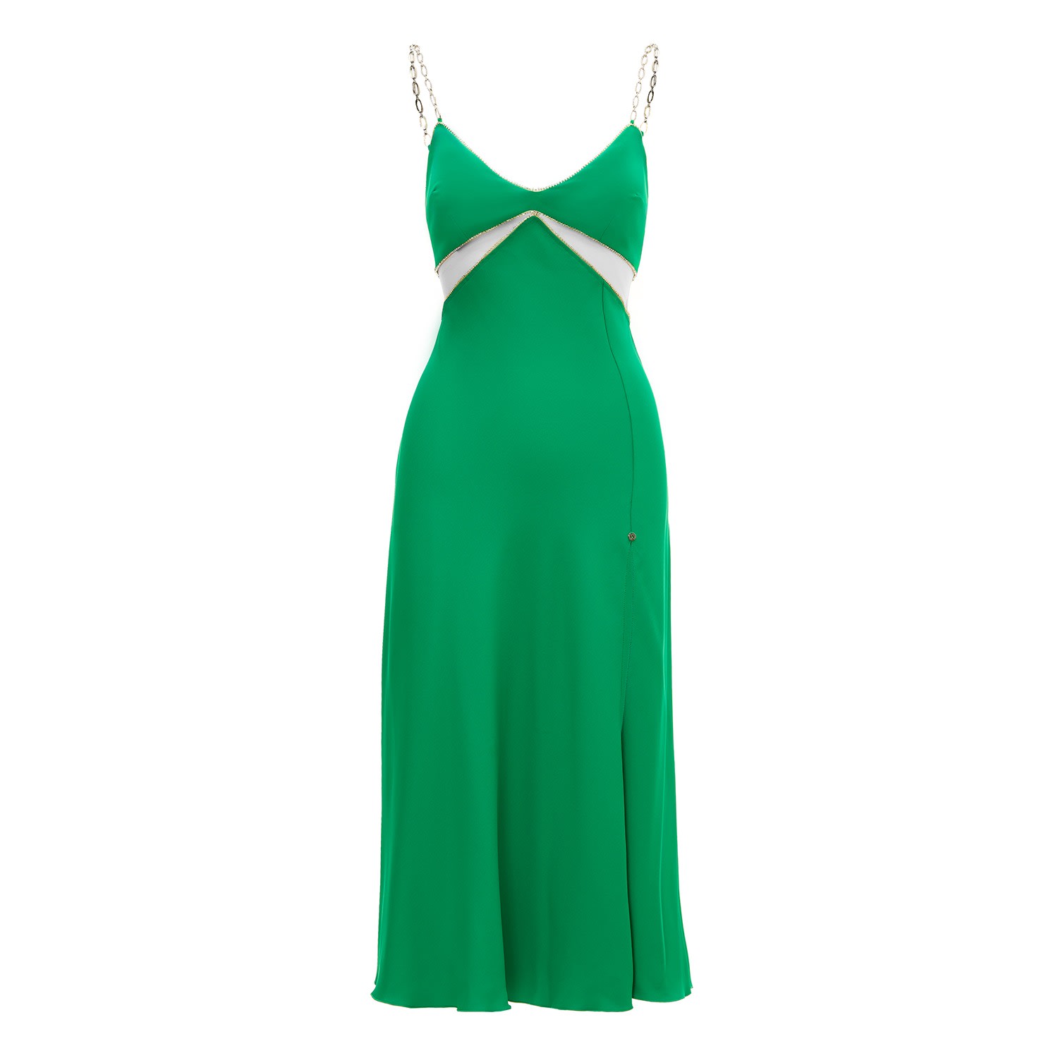 Women's Midi Embellished Dress Green | Small | Nissa