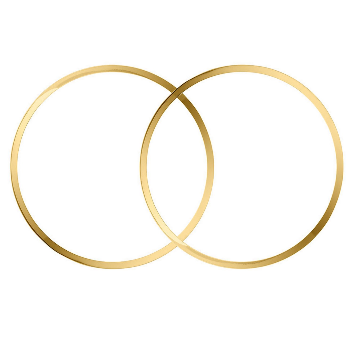 Sophie Simone Designs Women's Gold Earrings Circle In Gold