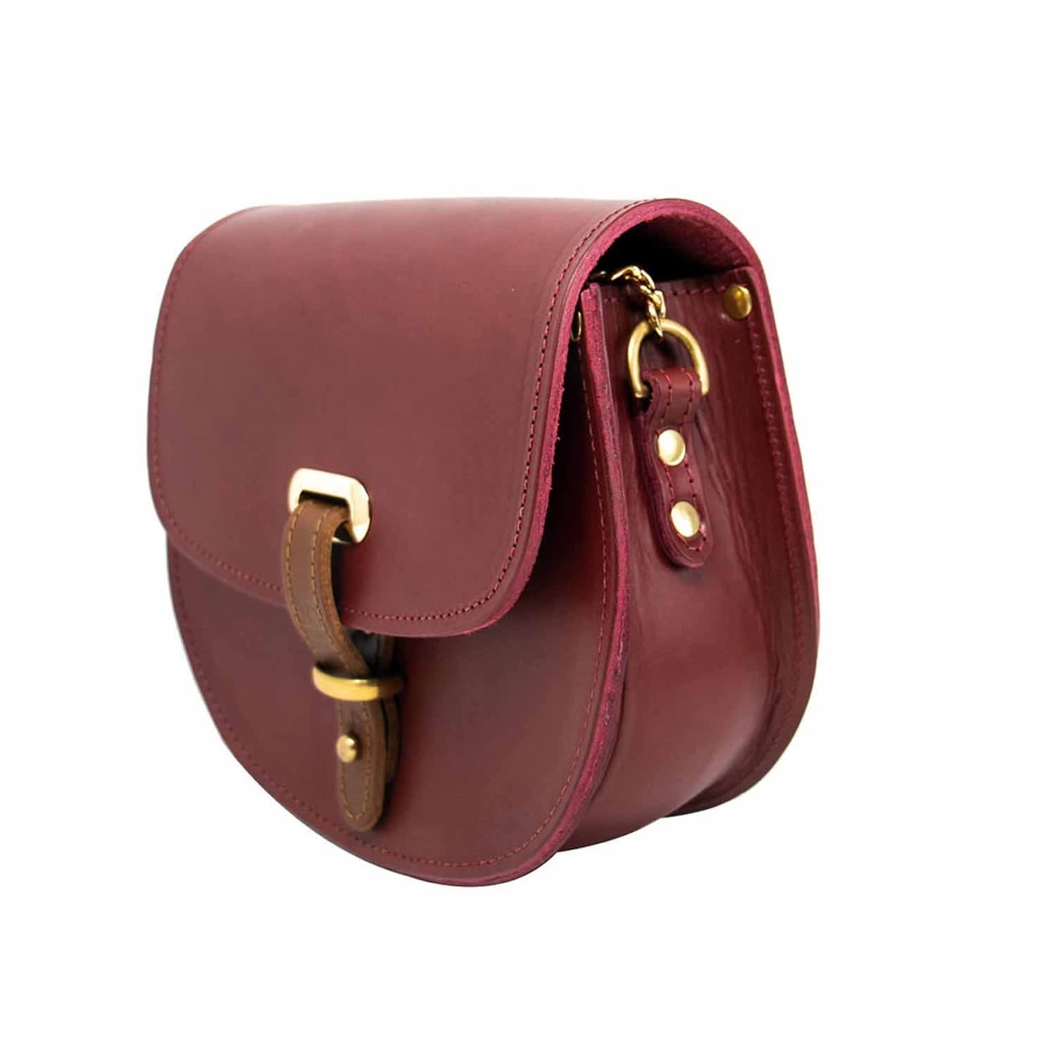 Pour La Victoire Calais Mini Crossbody Bag, Oxblood: Handbags