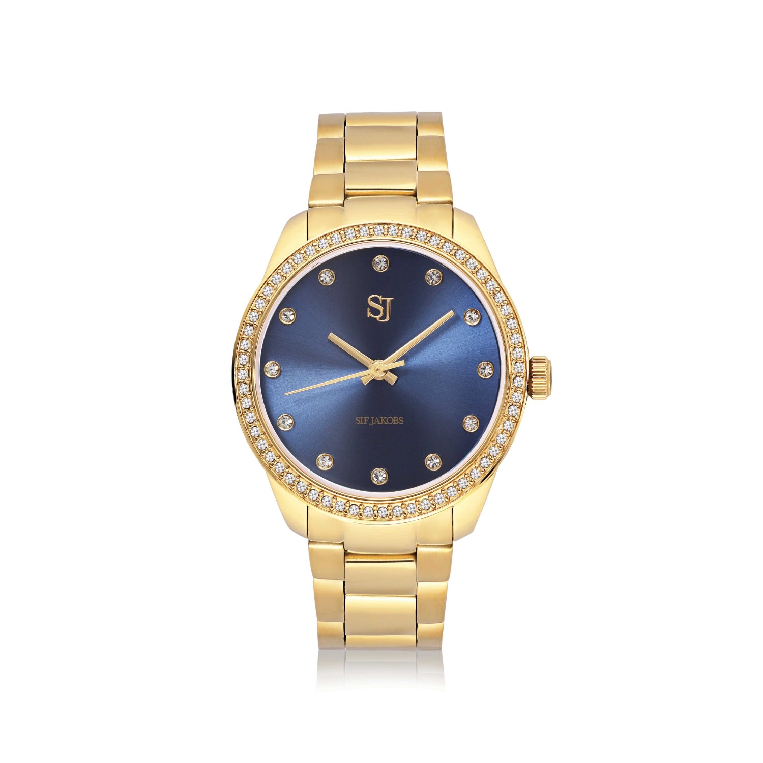 Women's Blue / Gold Watch Valeria Gold, Blue | Sif Jakobs Jewellery