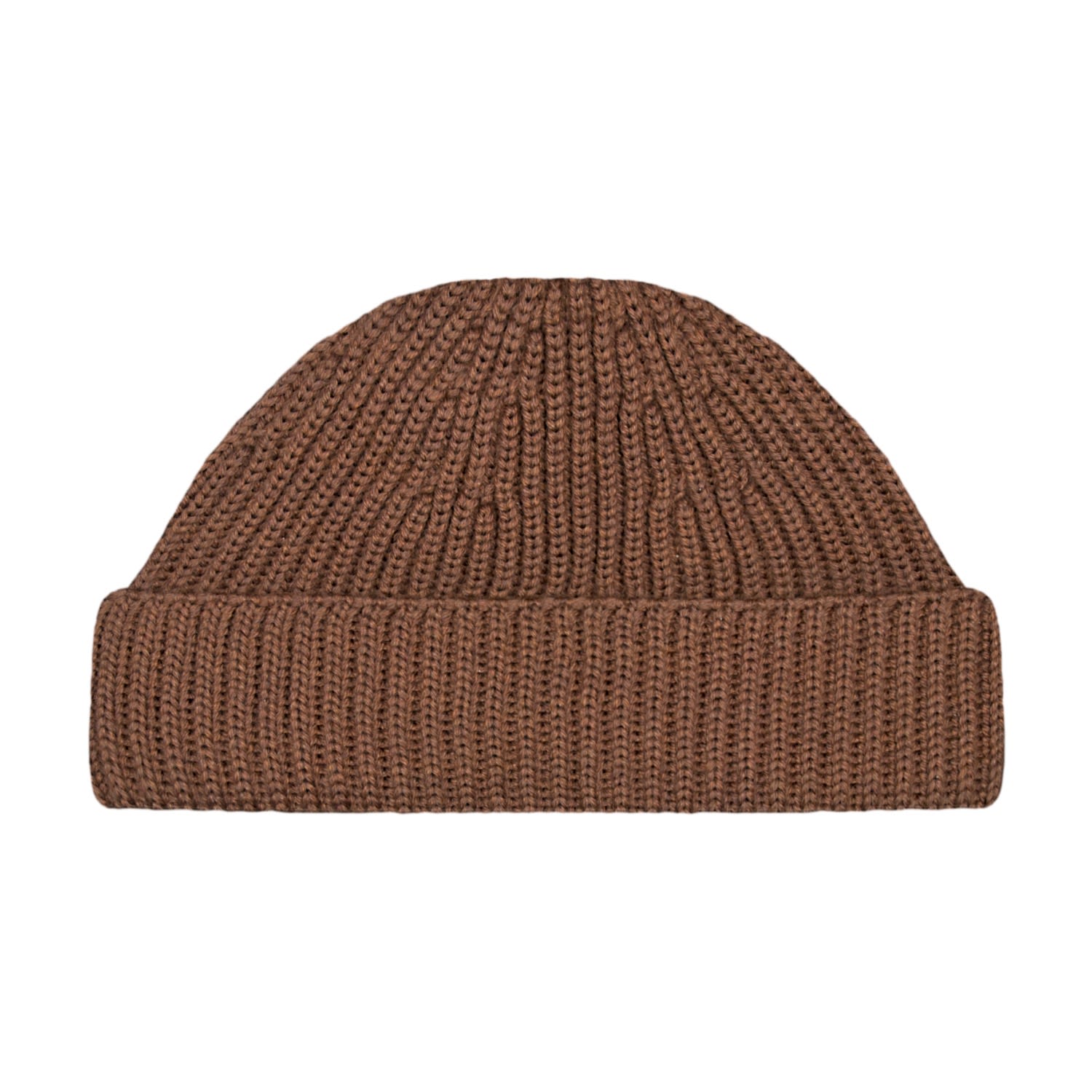 Paul James Knitwear Men's Heavyweight Extra Fine Merino Craster Fisherman Beanie - Oak Brown In Brown