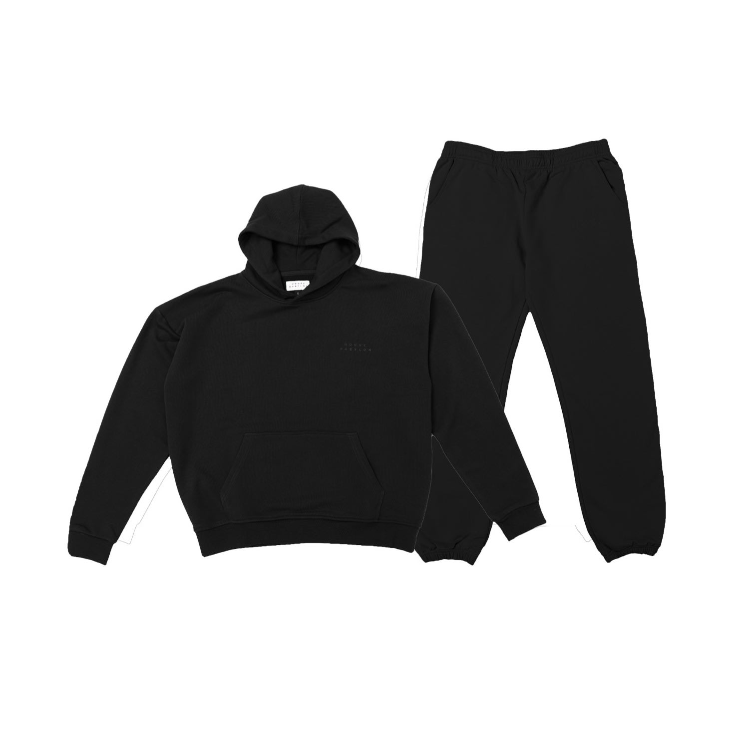 Women’s Loungewear Set - Black Small House Babylon