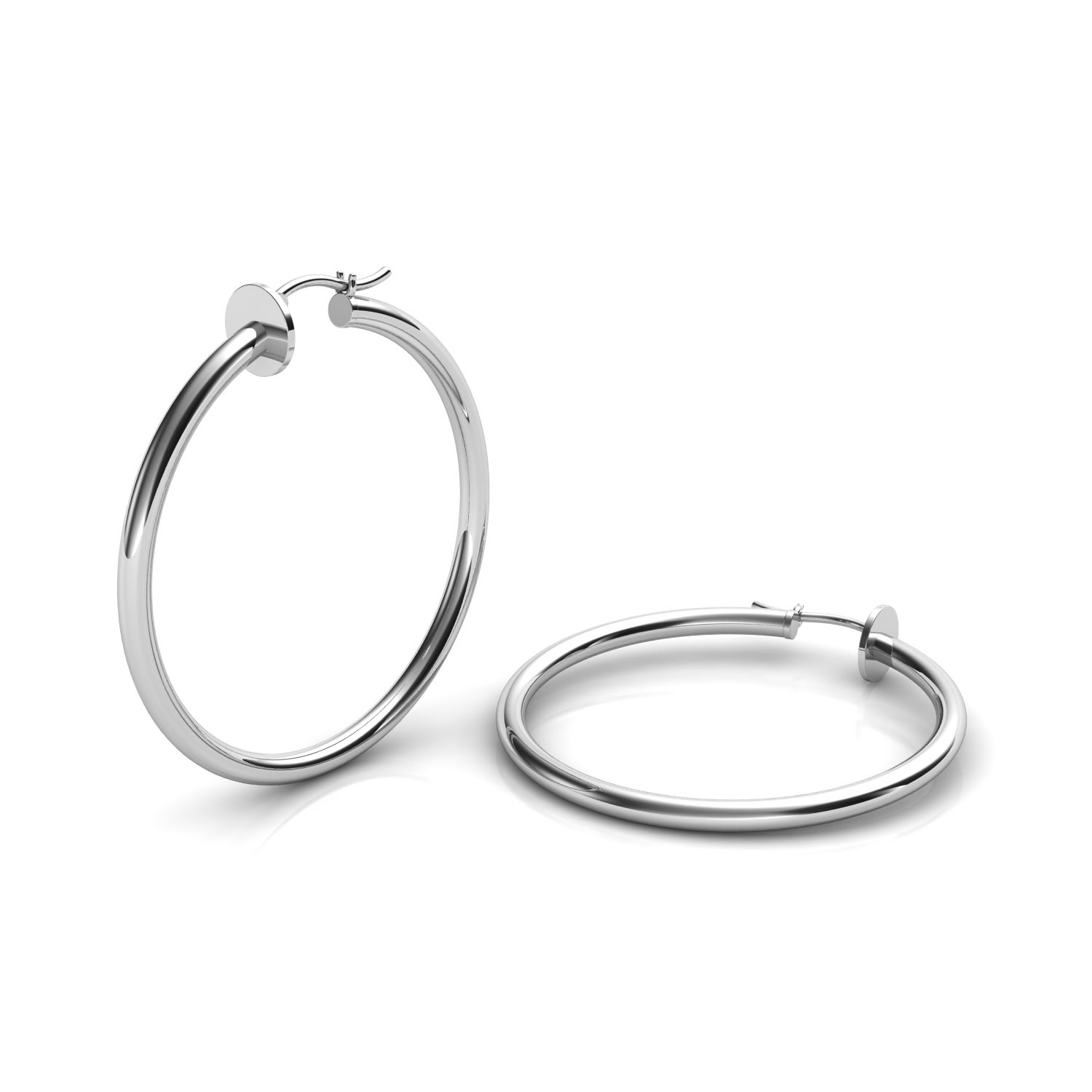 Women’s Silver Porto Earrings With White Gold Vermeil Sara Shala Design