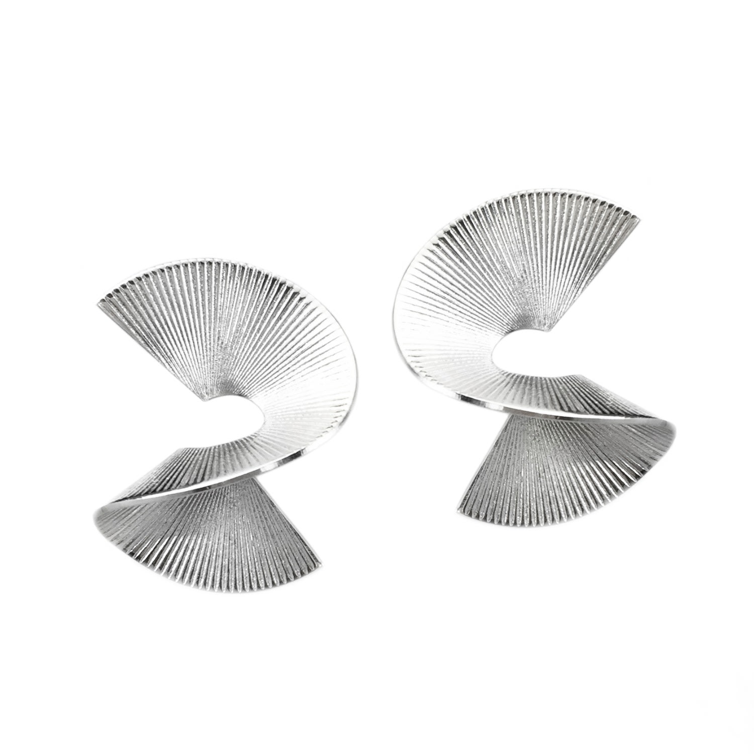 Biko Women's Solarwave Studs Small Silver In Silver