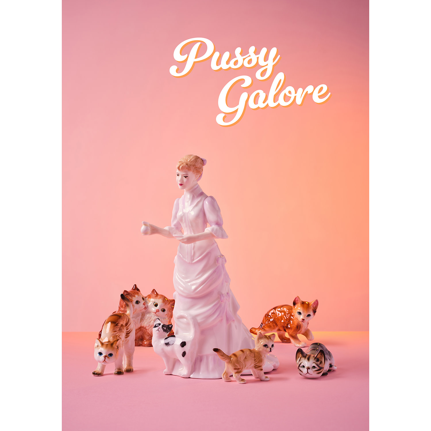 Ornament Art Pussy Galore  Cat Lady Giclée Photo Print. A One Size