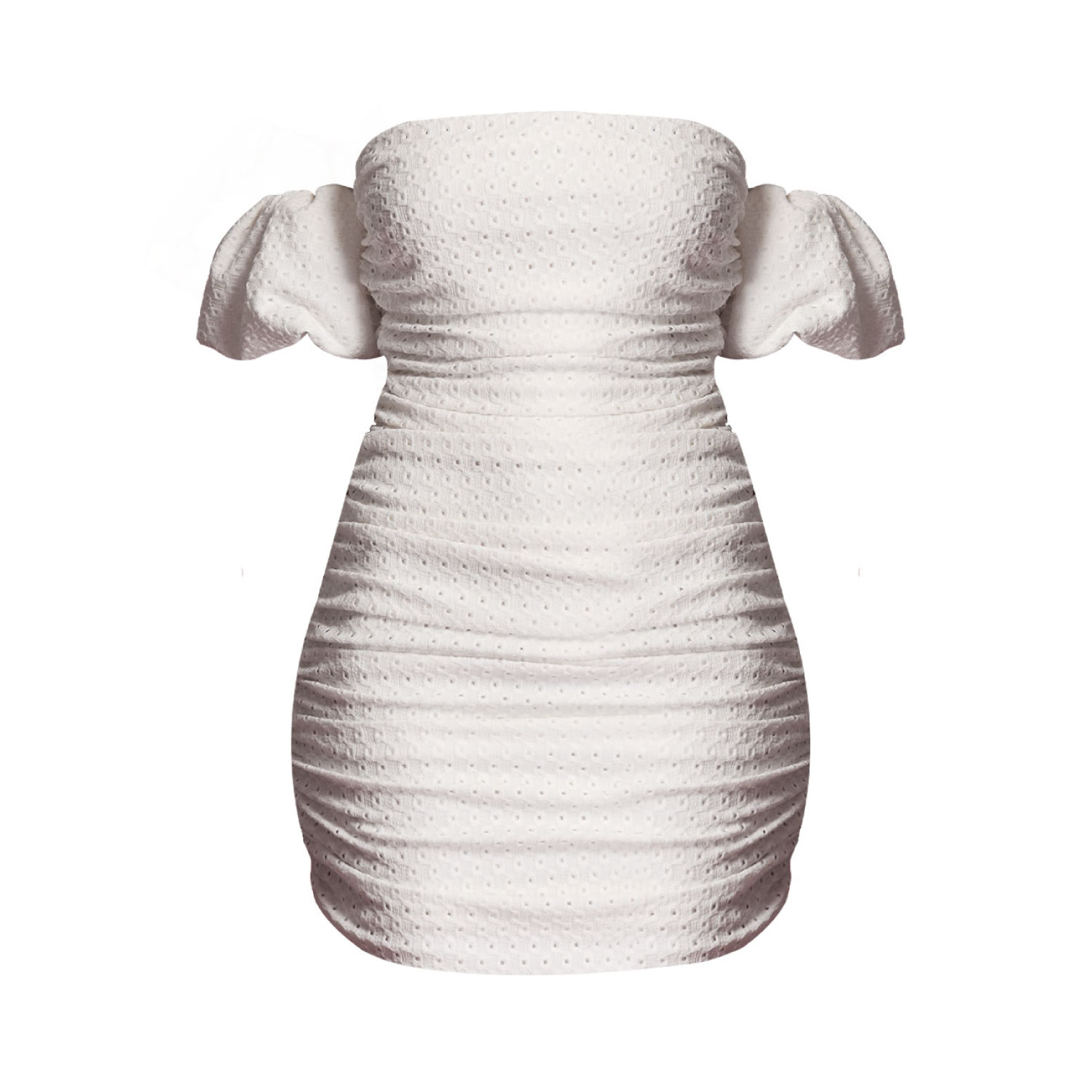 Women's White Bernadette Dress | Large | Nur Karaata