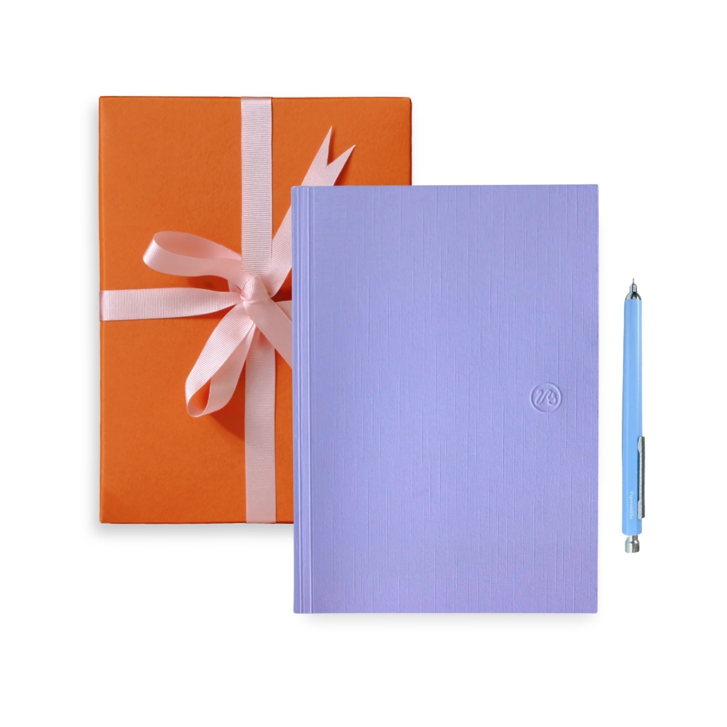 Pink / Purple Marais Notebook & Pen Duo - Primo Gel Pen / Ruled Paper One Size Papersmiths