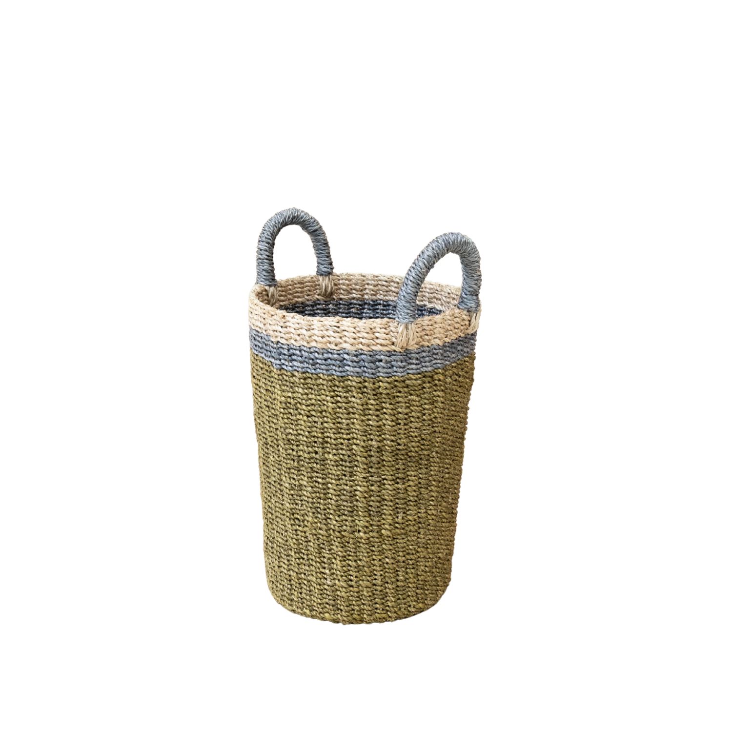Likha Green Olive Handwoven Vase Basket