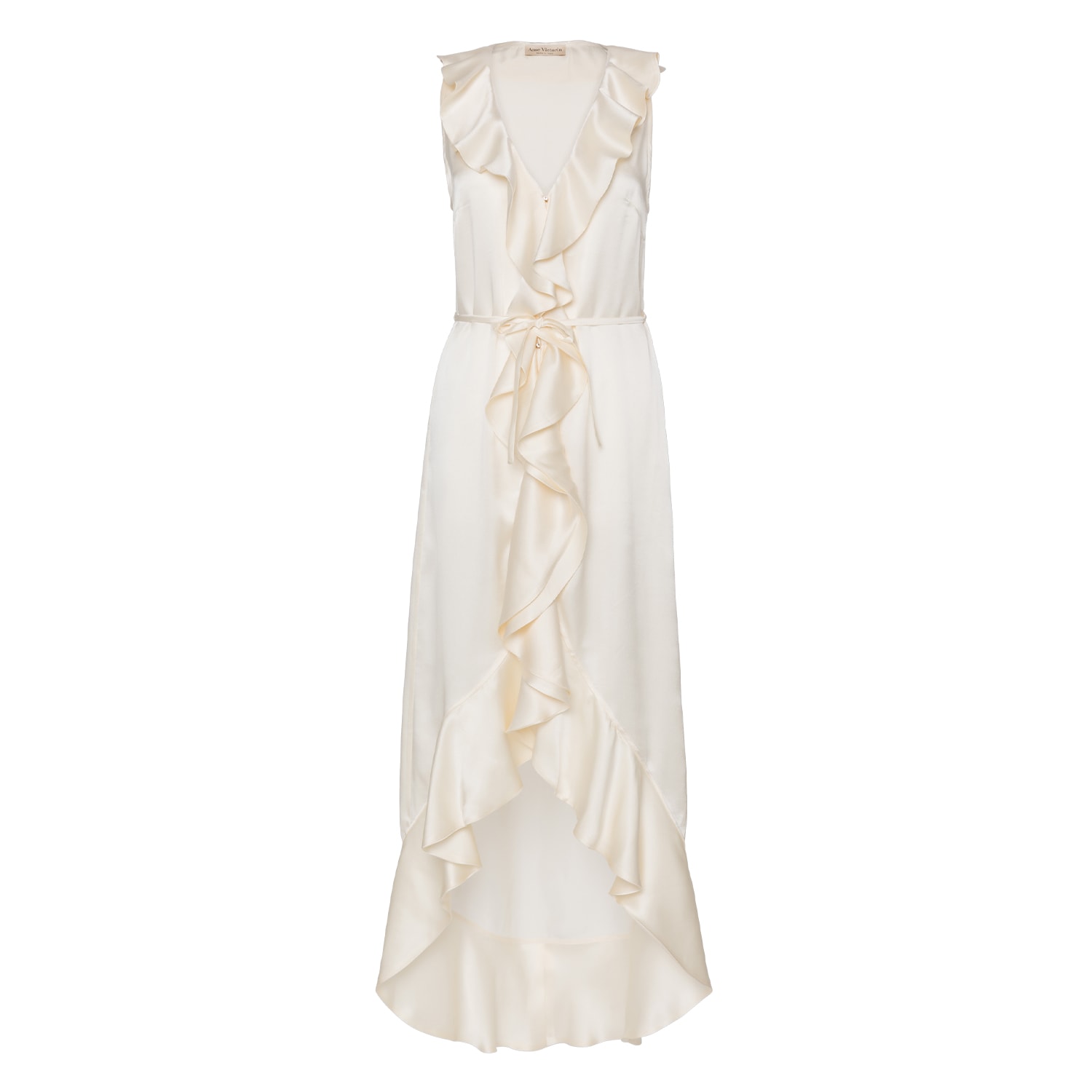 Anse Victorin Women's Lea Silk Dress - Cream White In White