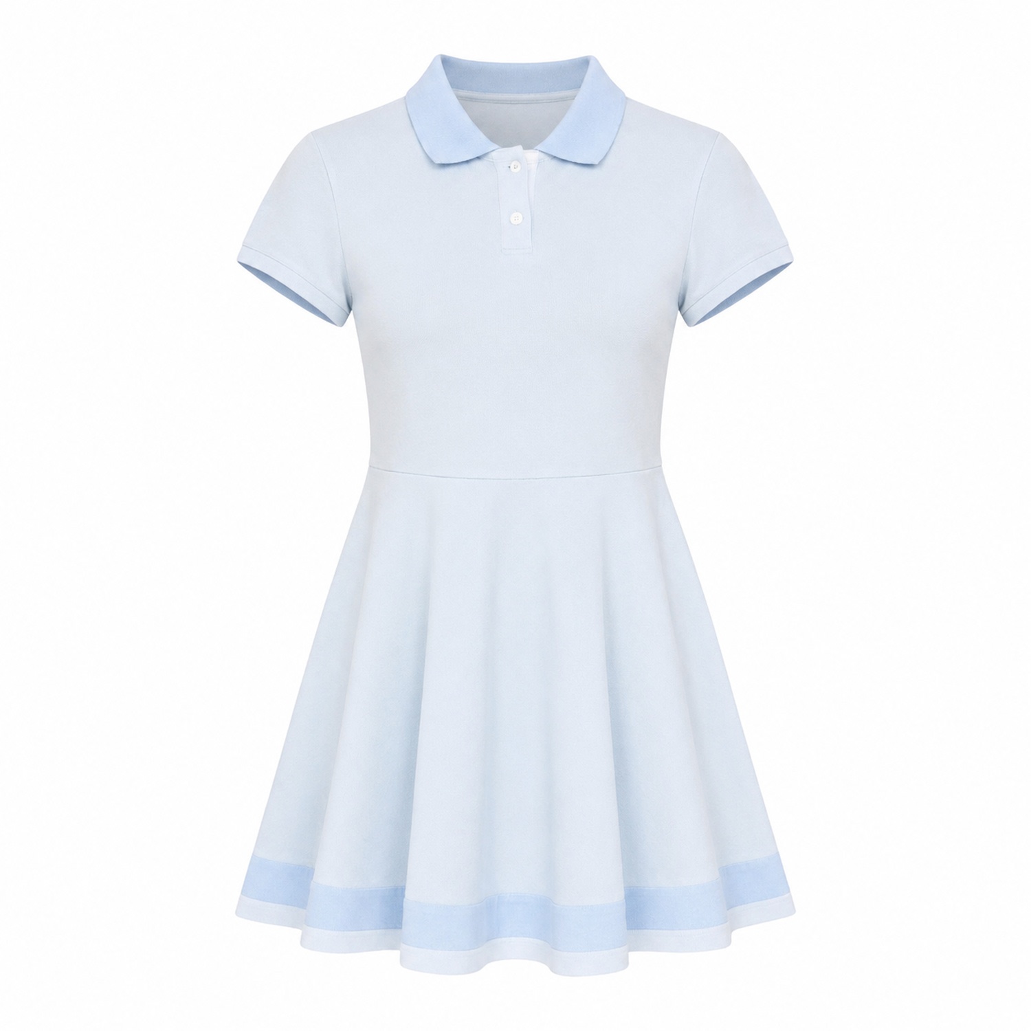 Women's Matchpoint Blue Jersey Knit Mini Tennis Dress | Medium | Carmen Says