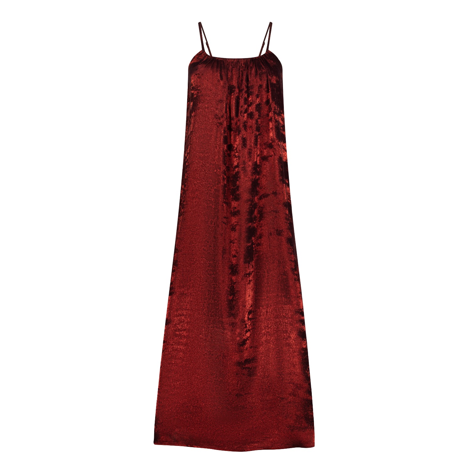 Women's Shadow Of Sequin Shimmer Spaghetti Strap Halloween Maxi Party Dress - Red | Extra Large | Dhara Sheth, Dubai