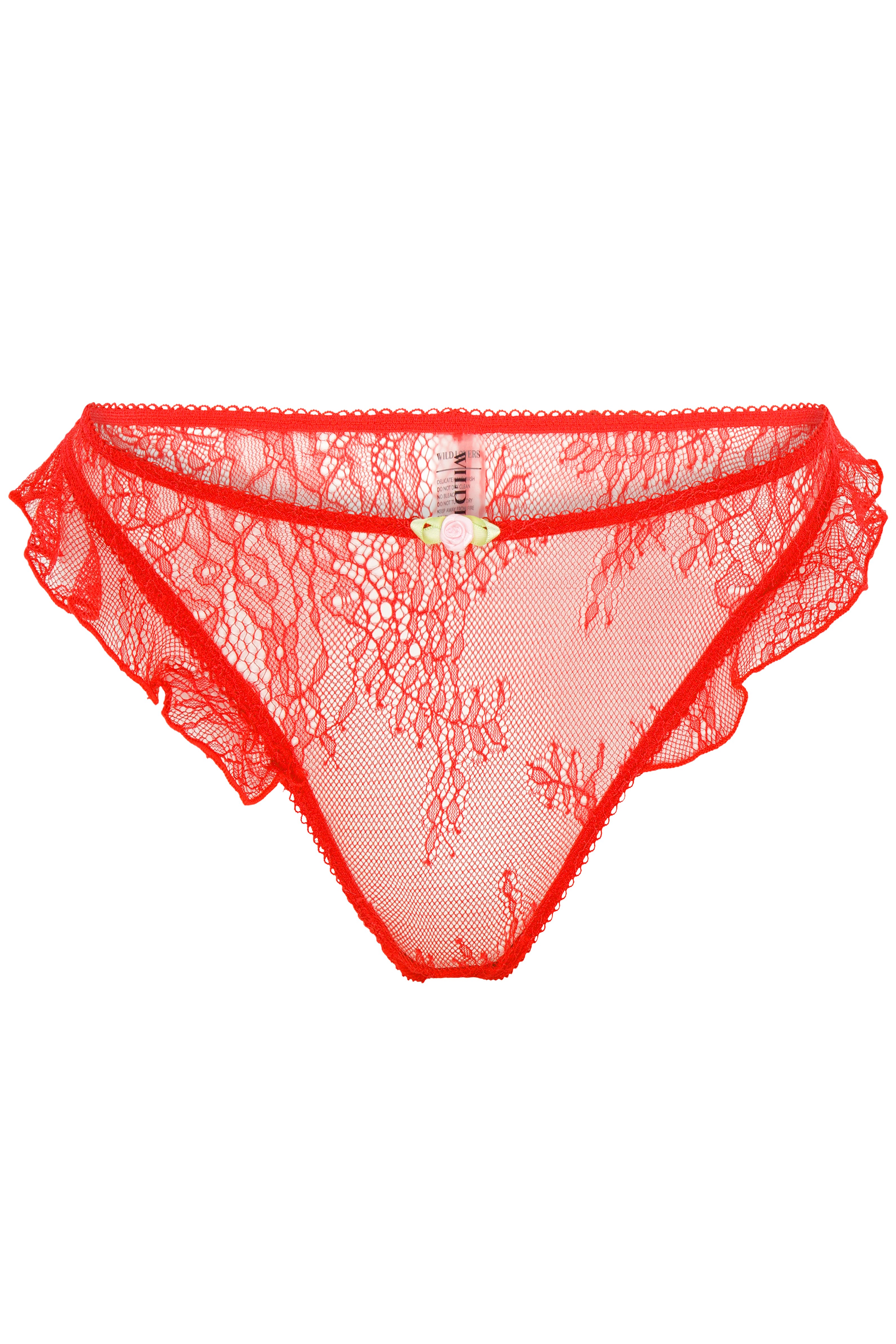 Wild Lovers London Women's Red Colette Brief In Red