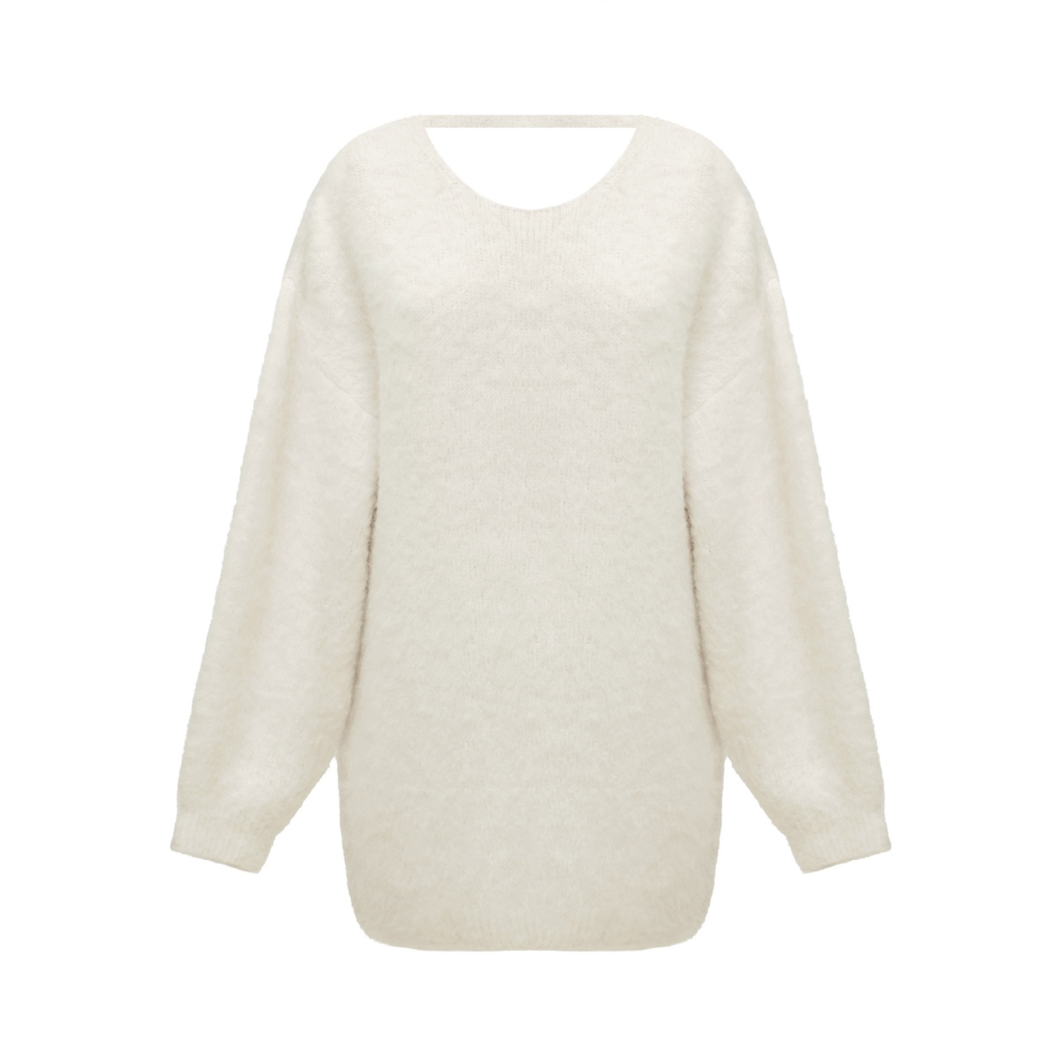 Undress Women's Neutrals / White Alexa Cream Mini Sweater Dress