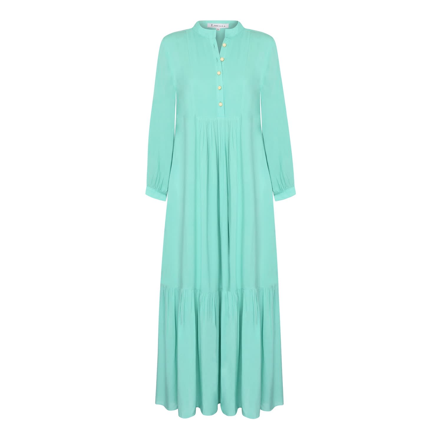 pale teal dress