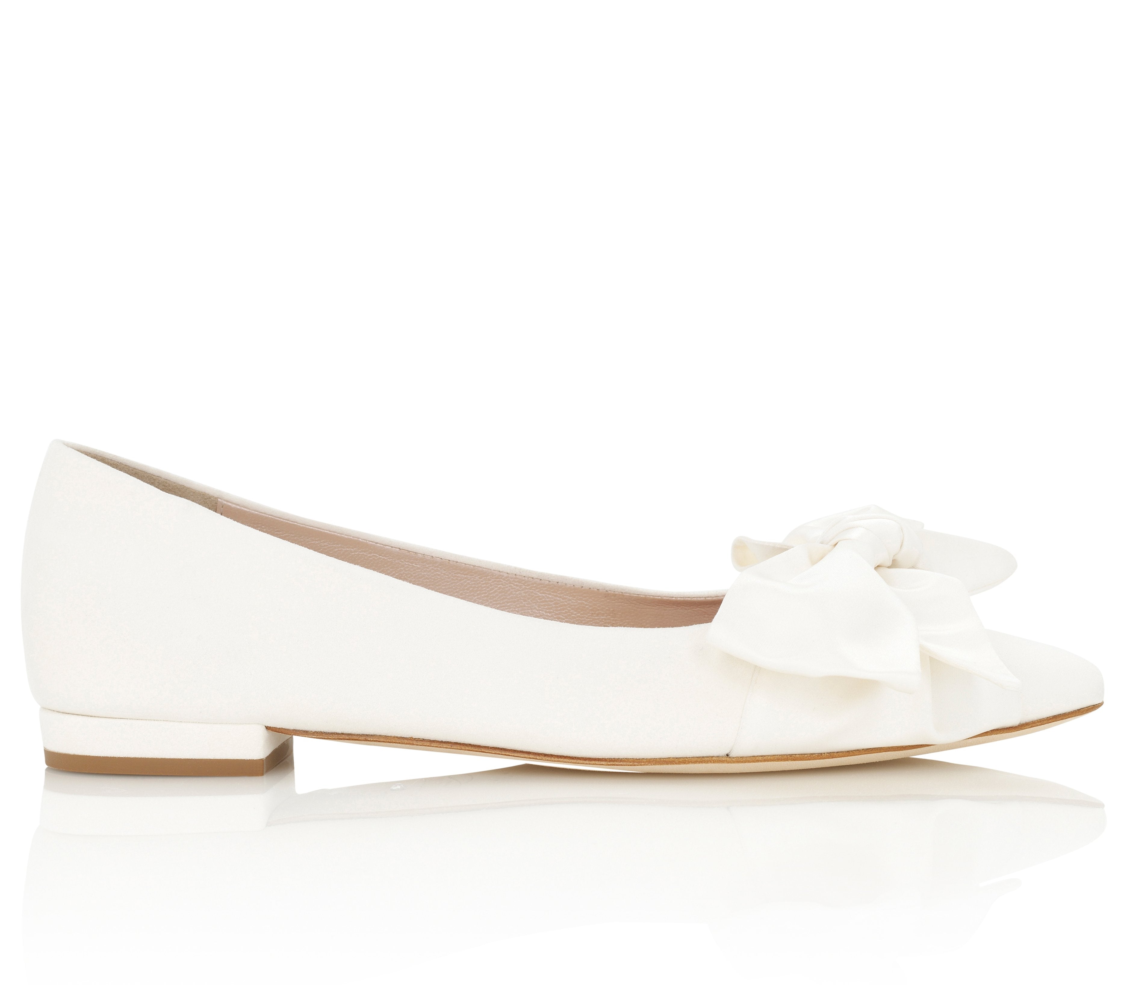 Women’s White Florence Flat Ivory 9 Uk Emmy London