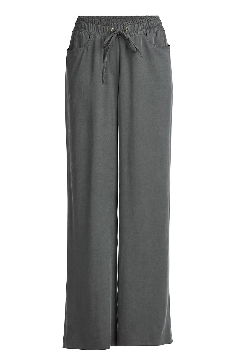 Women’s Neutrals Wide Drawstring Trousers Extra Small Conquista