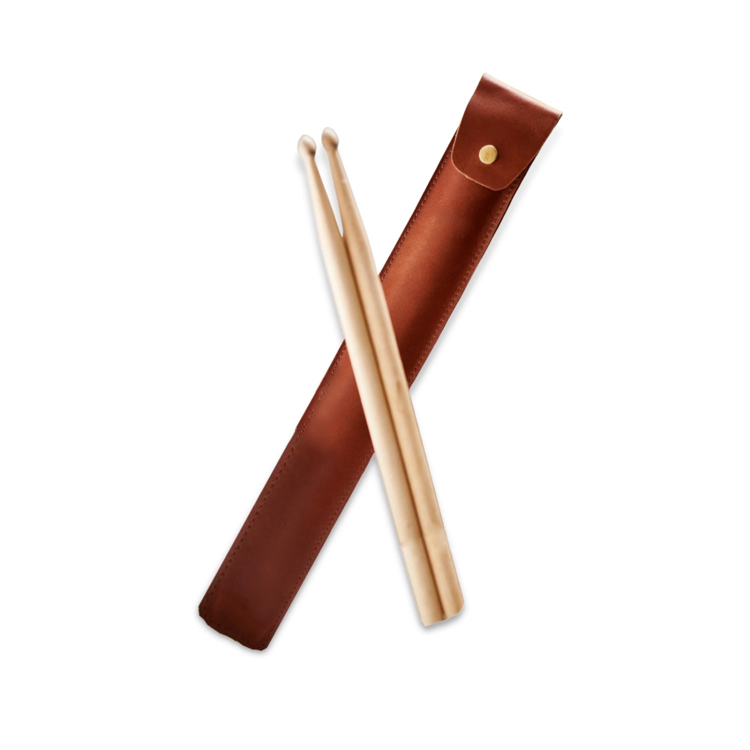 Men’s Brown Leather Drum Stick Holder - Tan Vida Vida